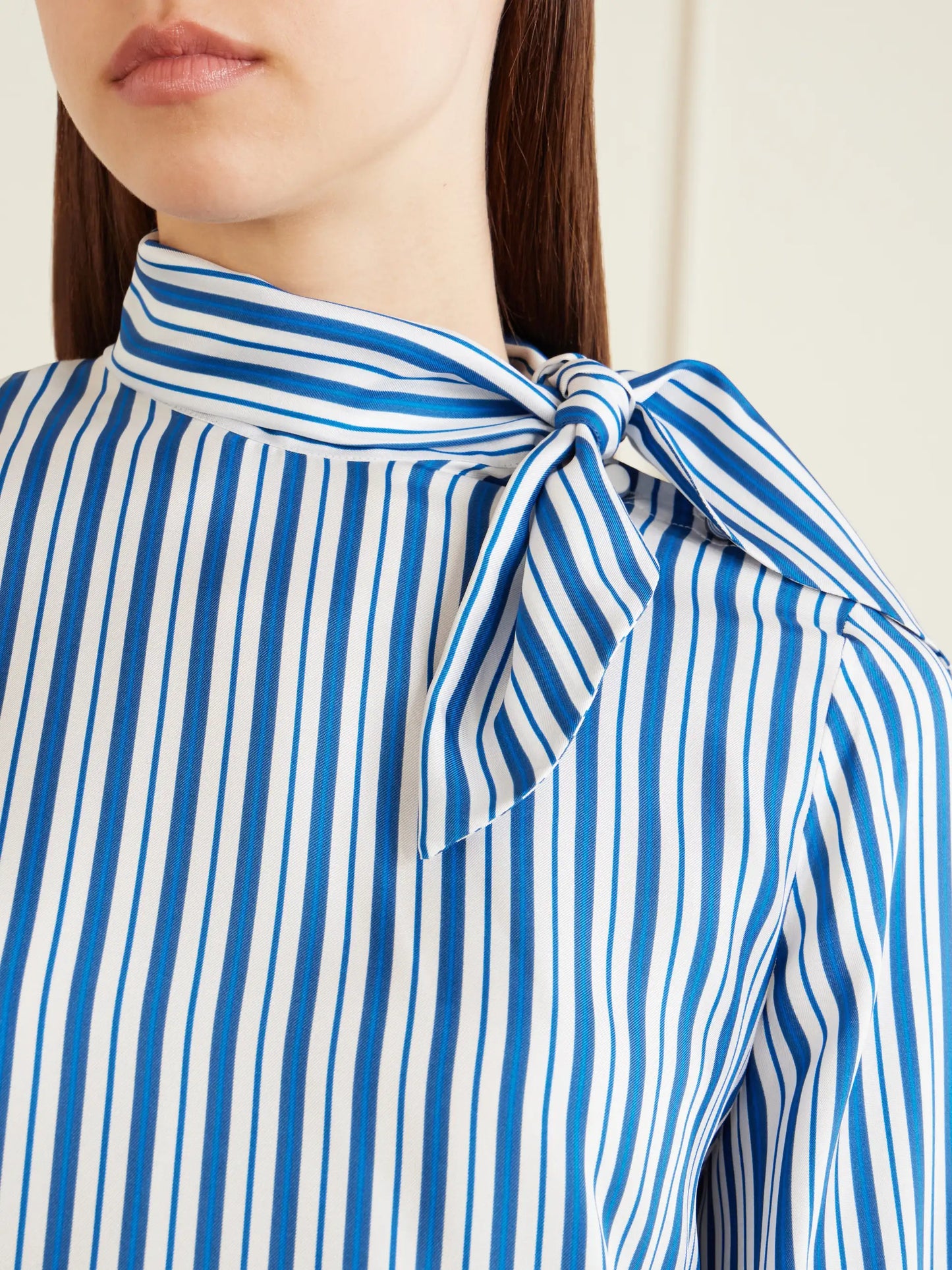 Striped Silk Shirt
