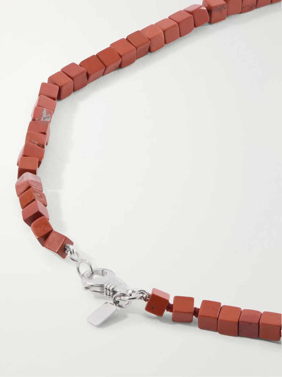 Le Sundial Ines Sterling Silver, Jasper And Pearl Necklace