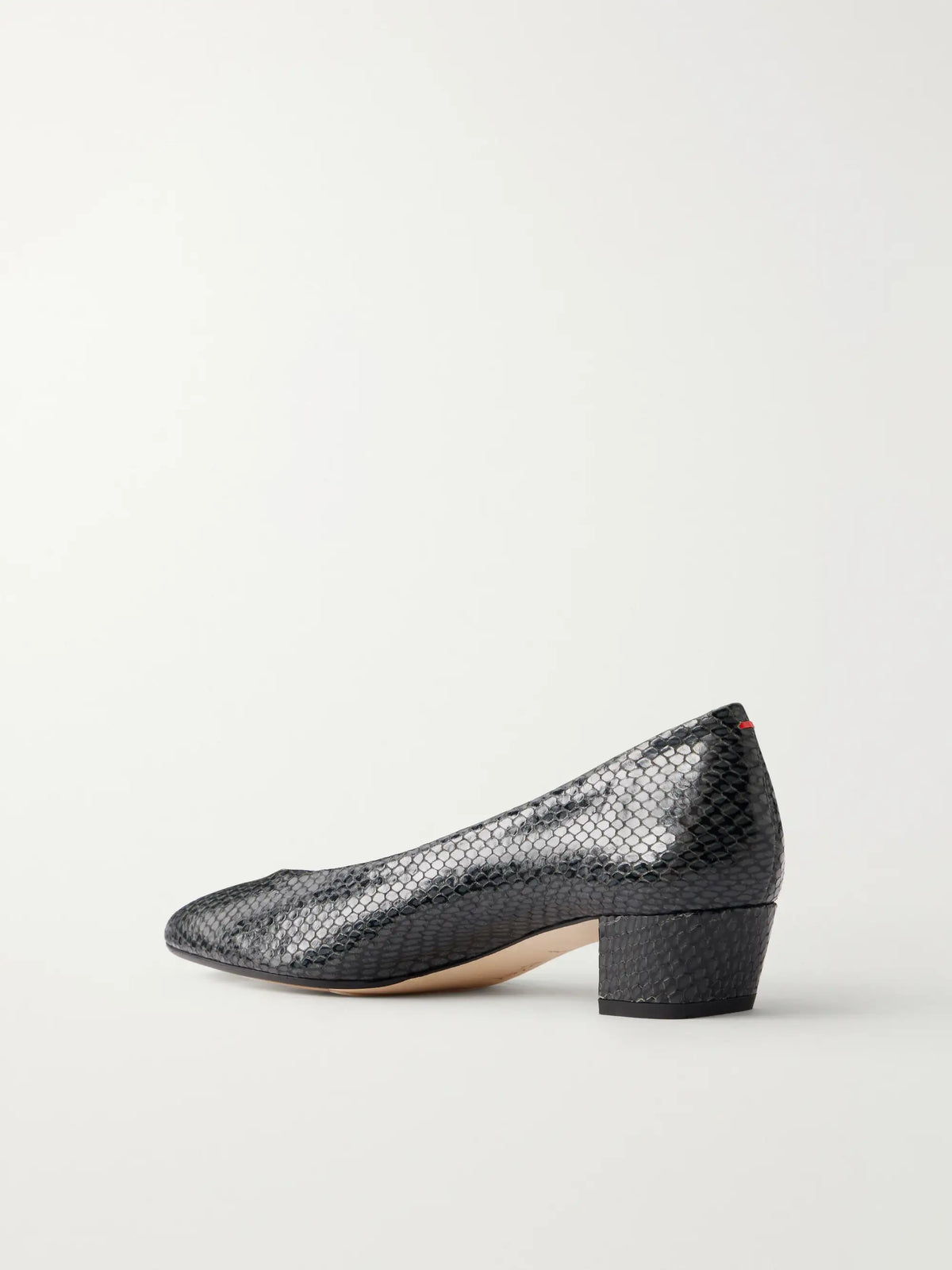 Aeyde Helia 35 Snake-effect Leather Pumps