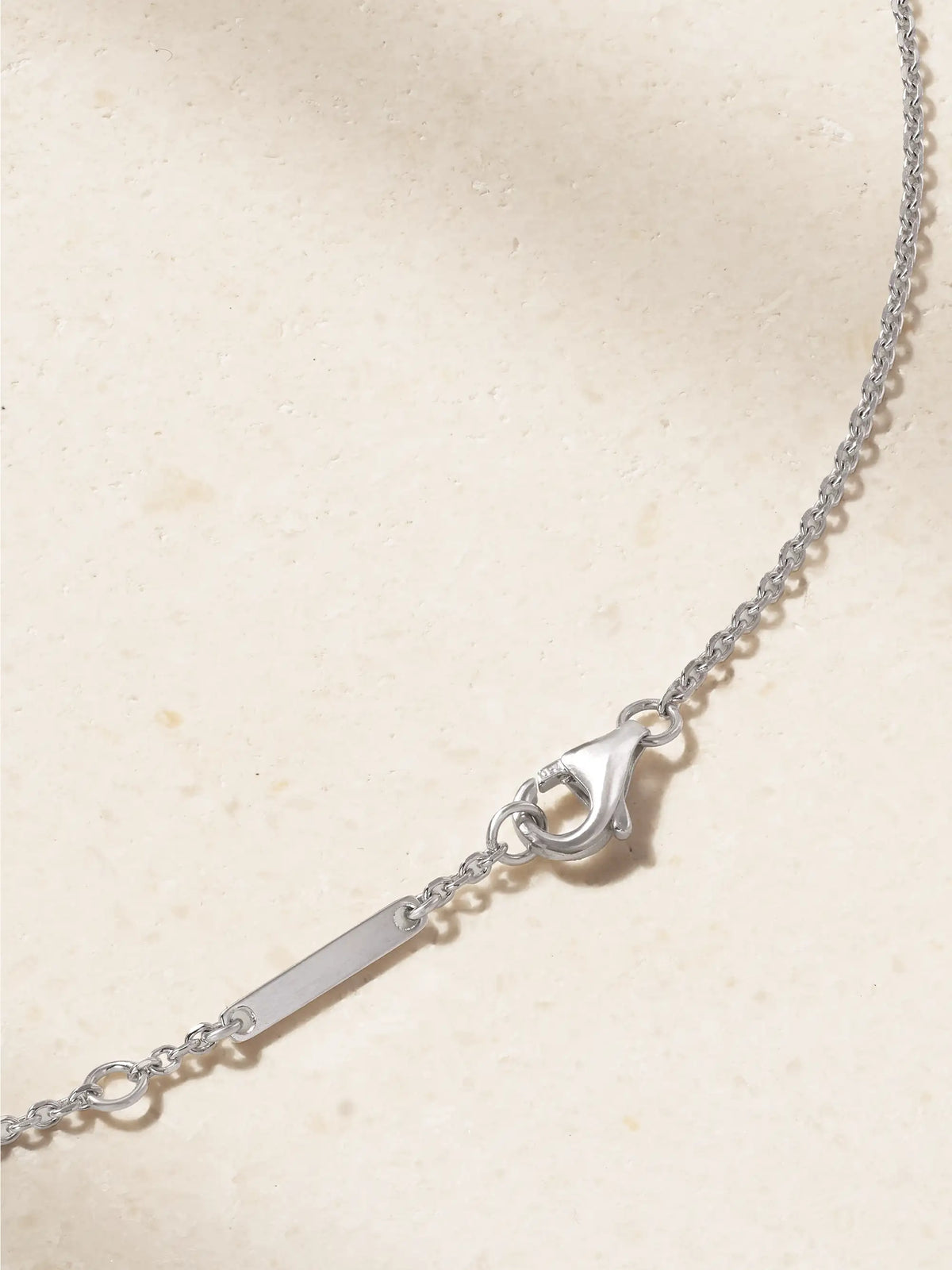Serti Sur Vide 18-karat White Gold Diamond Necklace