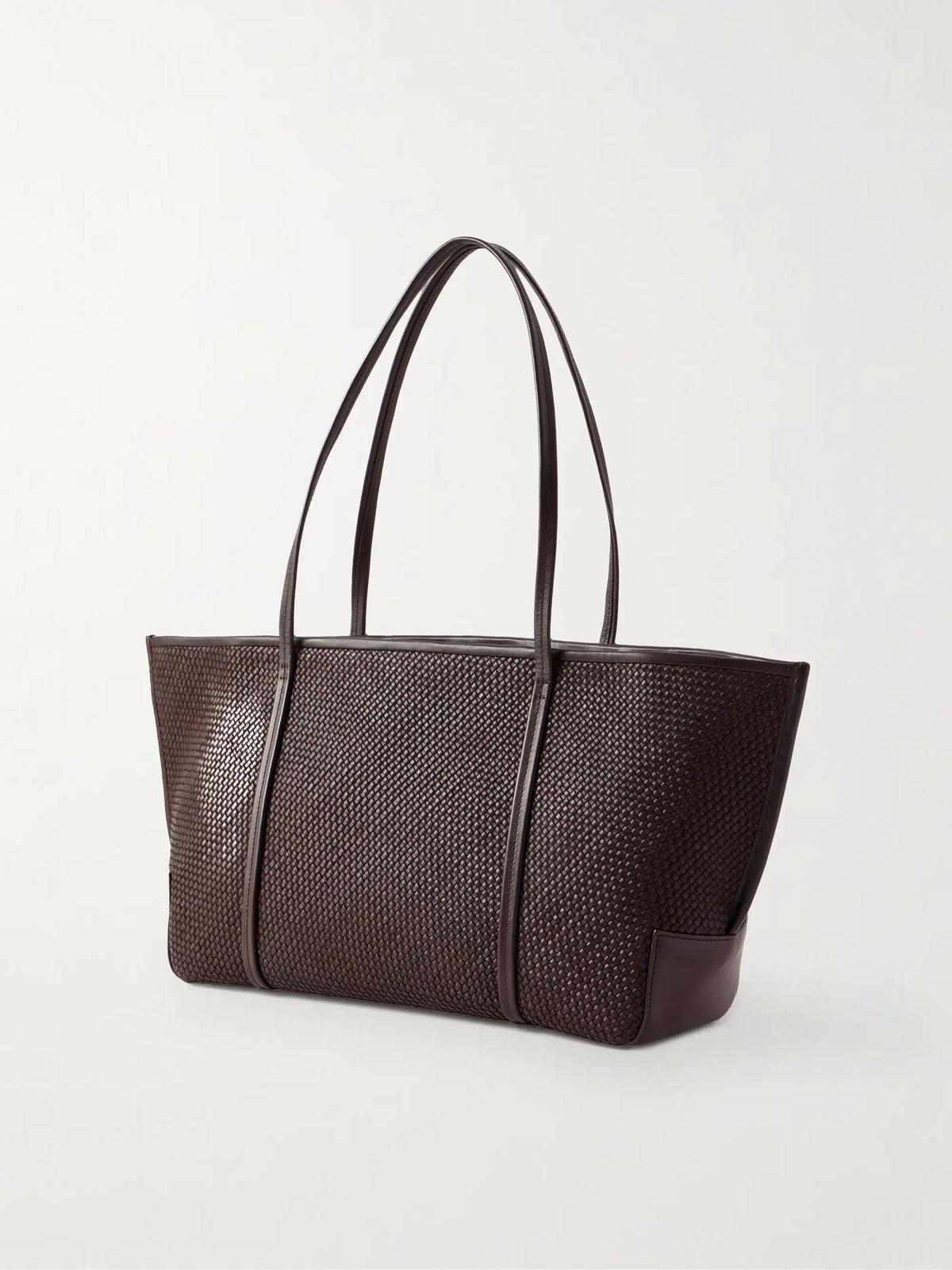 Bateau Woven Leather Tote Bag