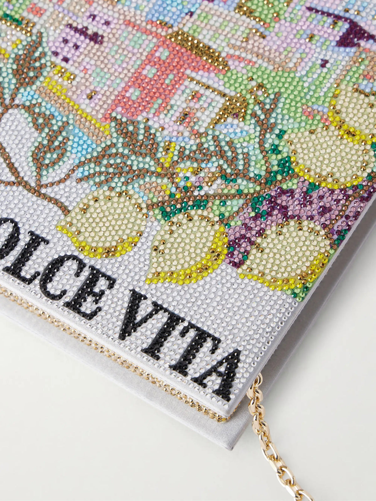 Storybook Crystal-embellished Clutch