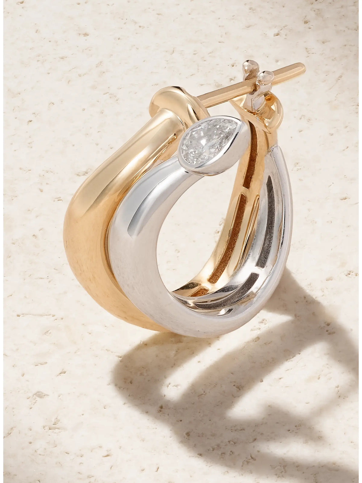 18-karat Gold Diamond Single Earring