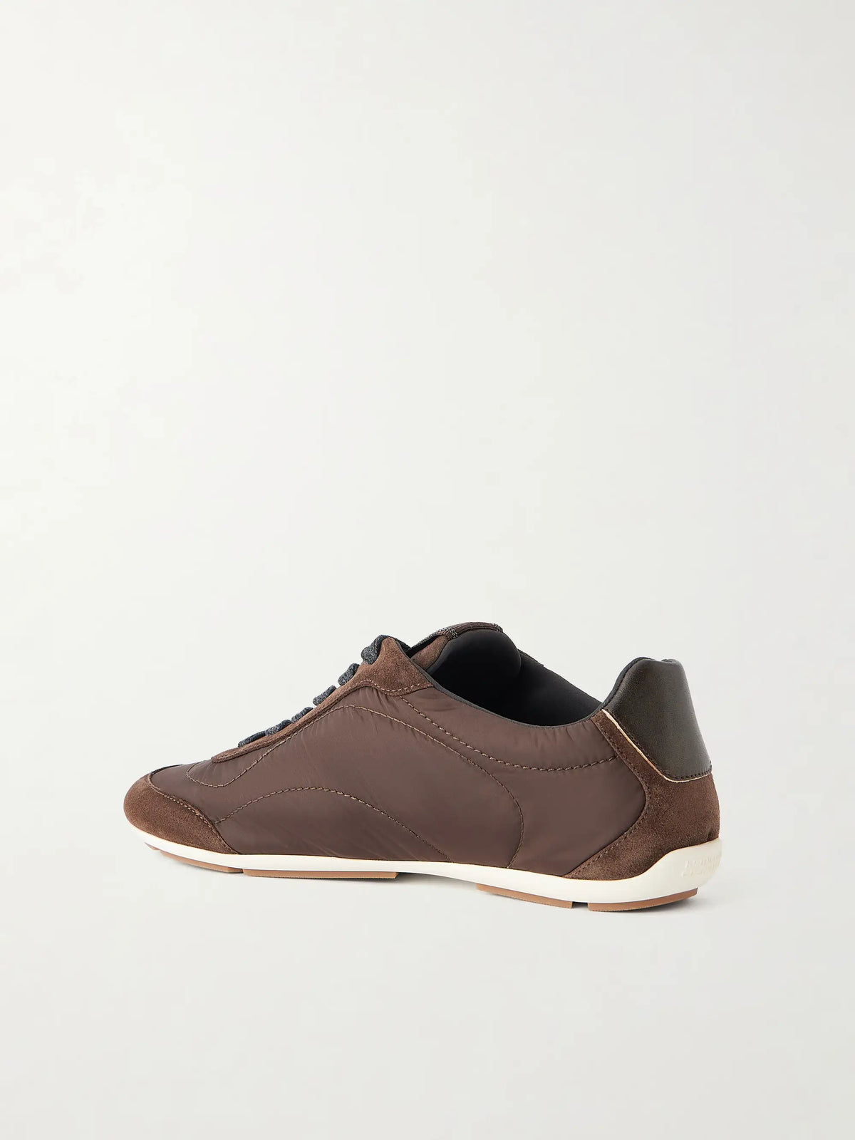 Shell And Suede Sneakers