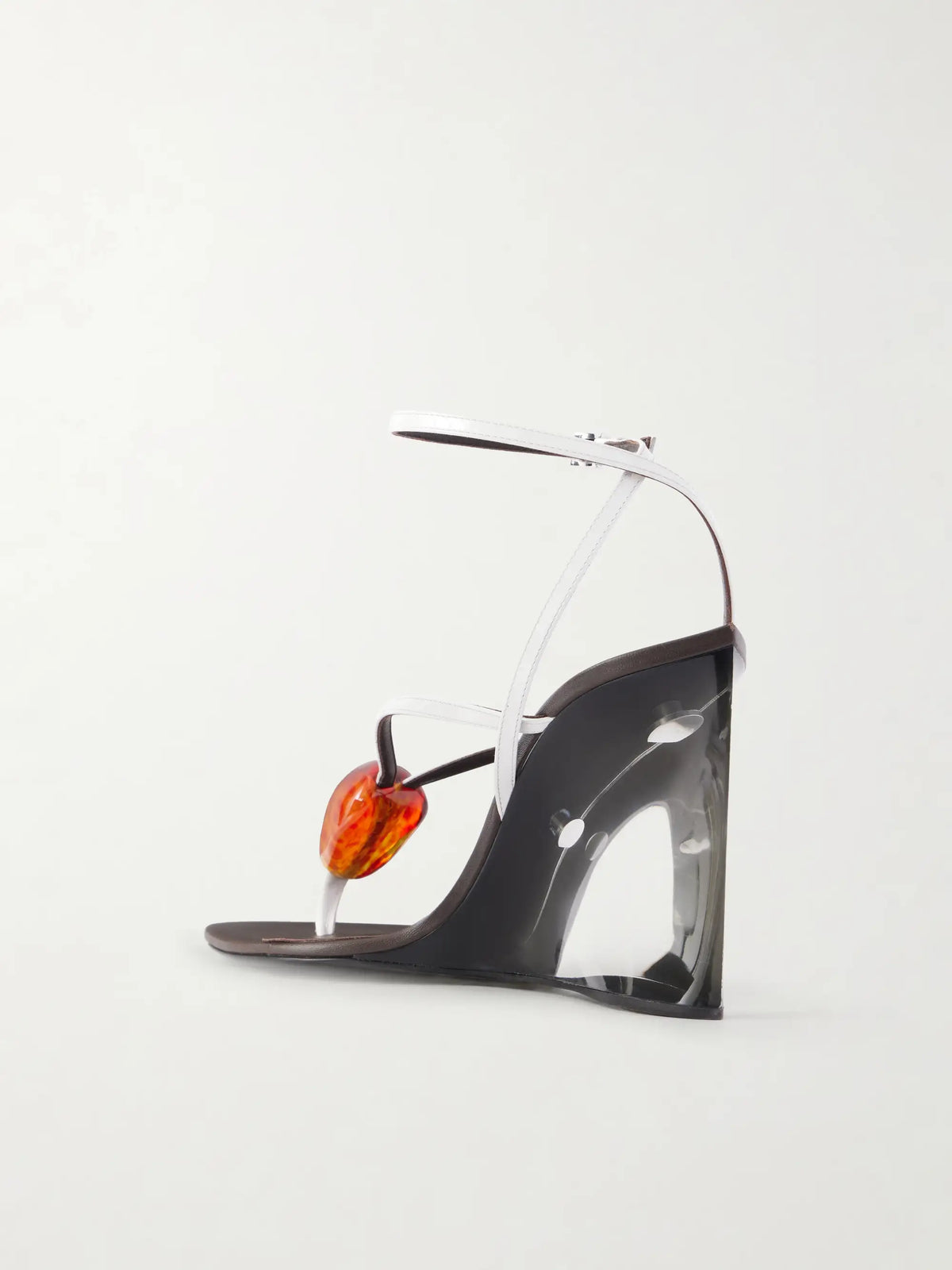 Invisible 90 Embellished Leather Sandals