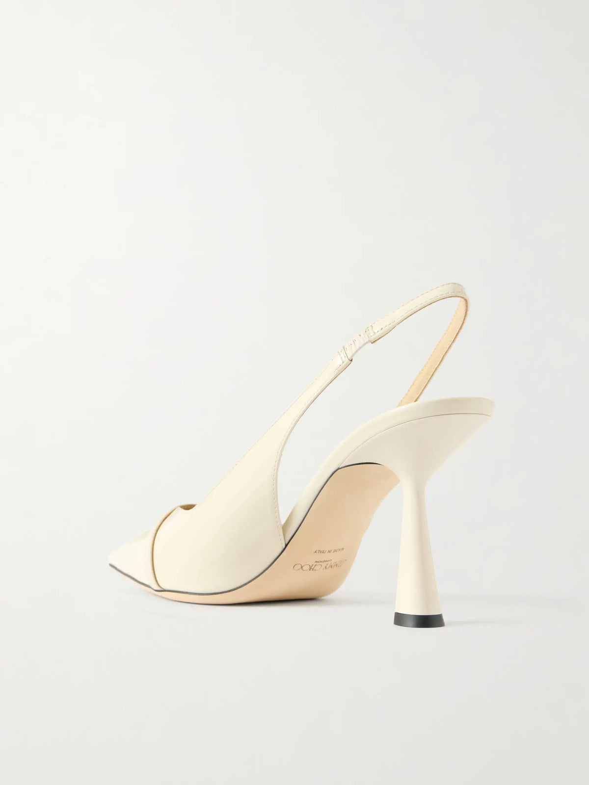 Amita 85 Embellished Patent-leather Slingback Pumps
