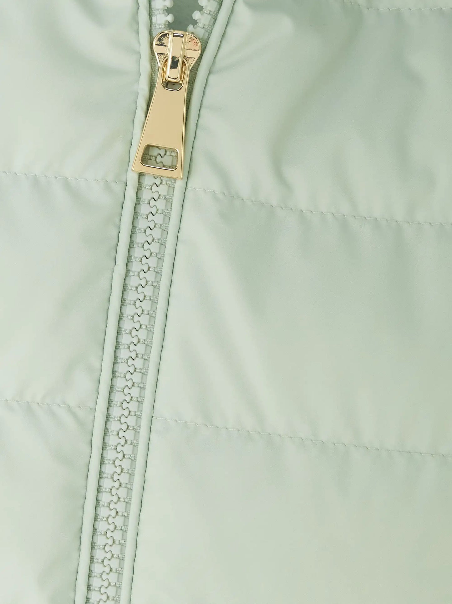 Wool And Padded Quilted Shell Down Cardigan