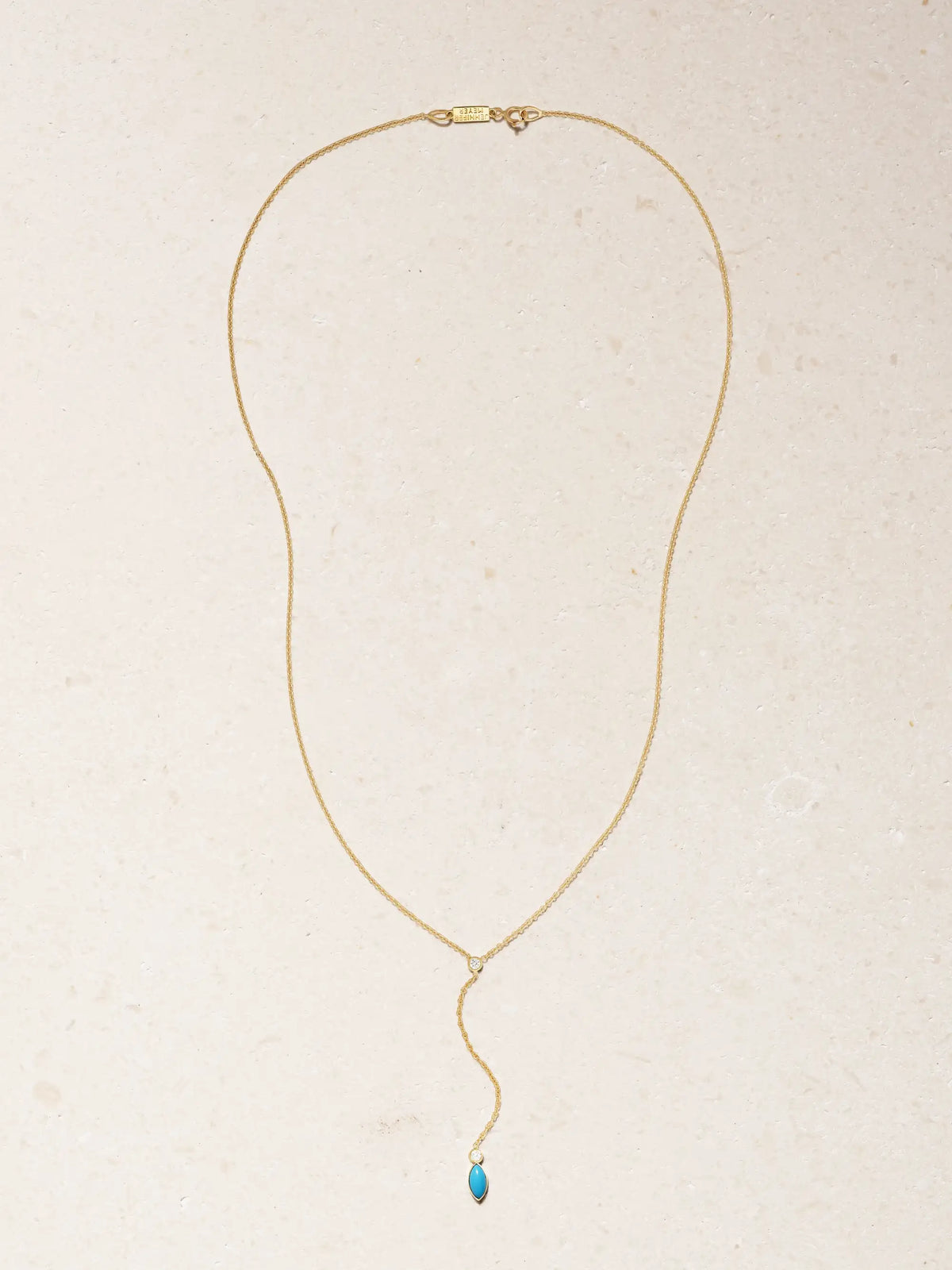 18-karat Gold, Turquoise And Diamond Necklace