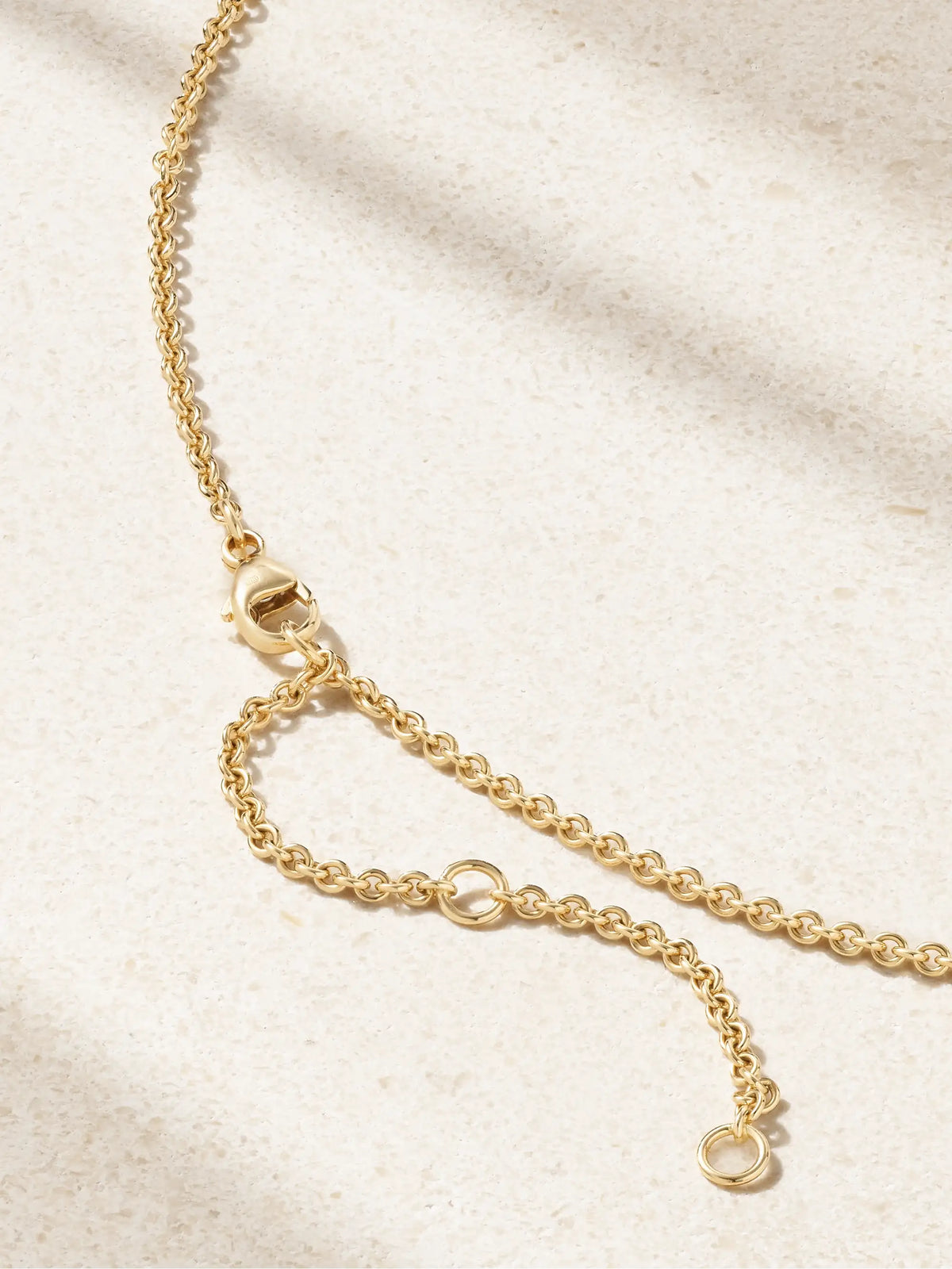 Talisman Medal Large 18-karat Gold Diamond Necklace