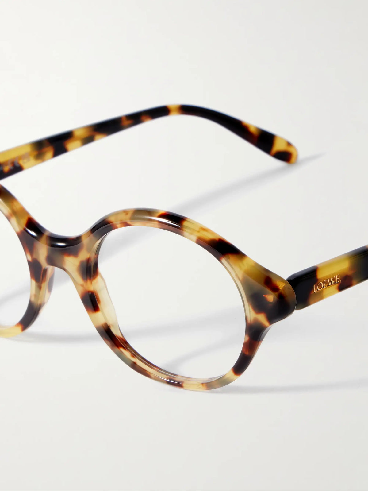 Round-frame Tortoiseshell Acetate Optical Glasses
