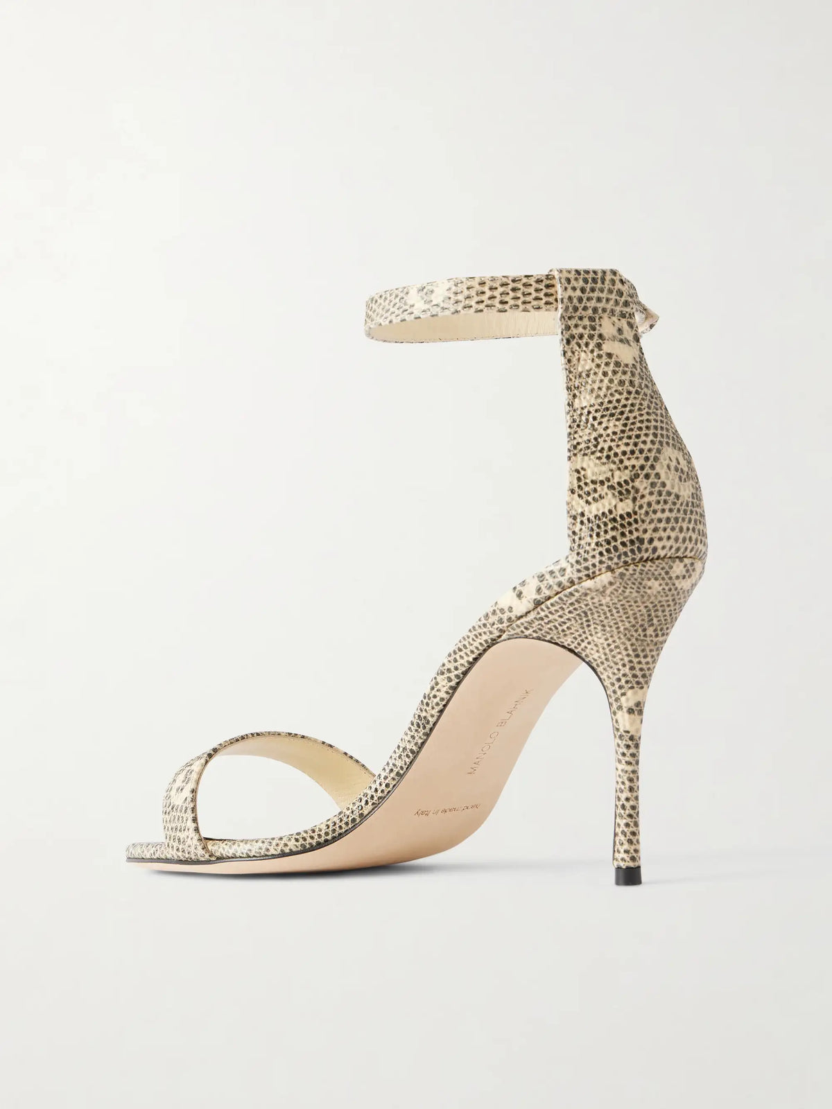 Chaos 90 Snake-effect Leather Sandals