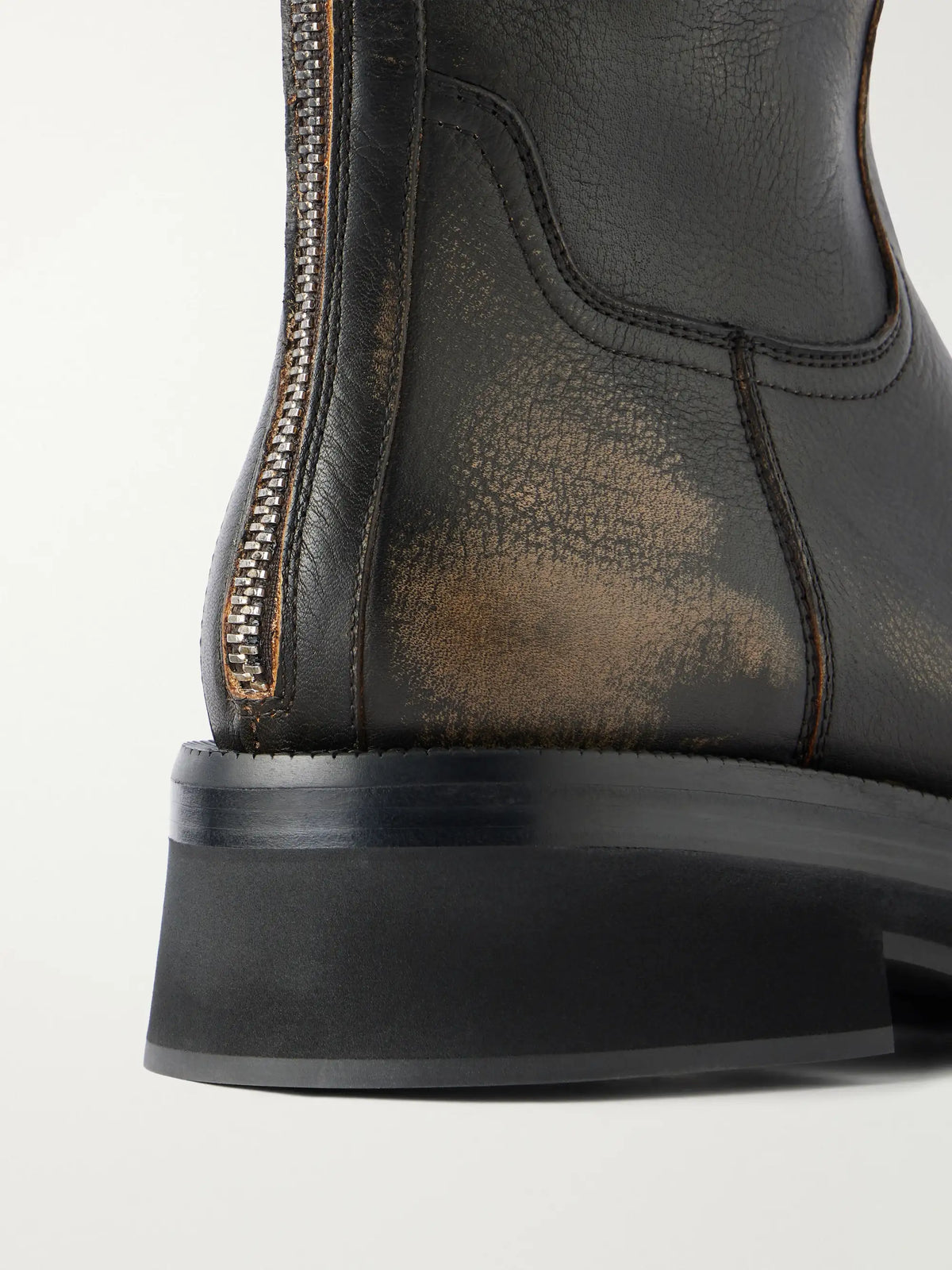 Paris Texas Napa 20 Distressed Leather Ankle Boots