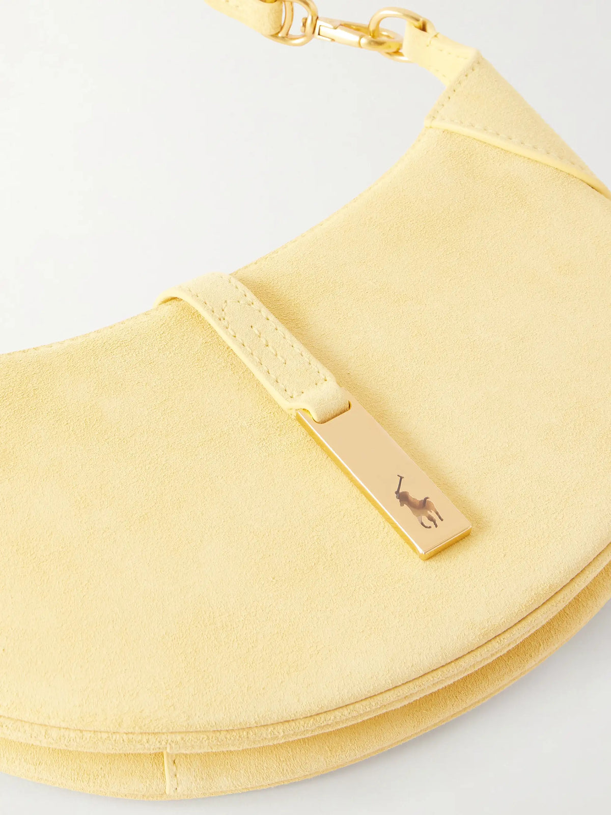 Polo Id Mini Suede Shoulder Bag