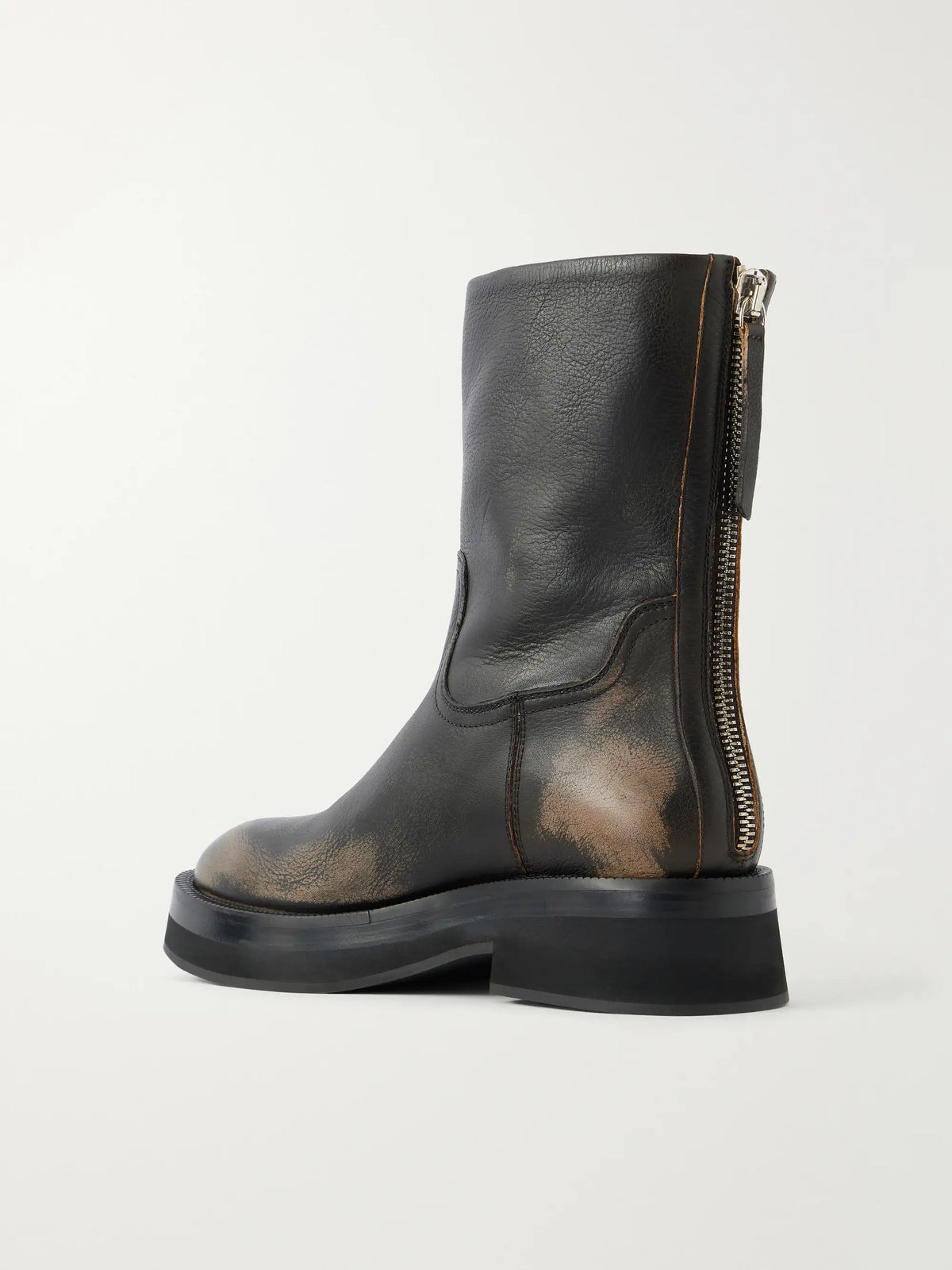 Paris Texas Napa 20 Distressed Leather Ankle Boots