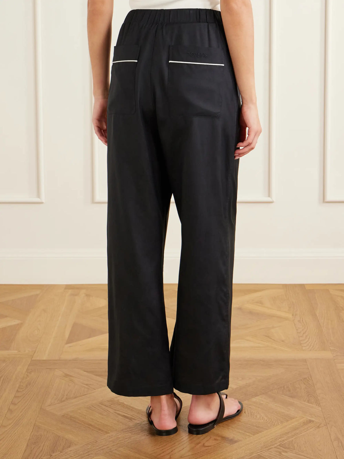 TOTEME Silk Wide-leg Pants