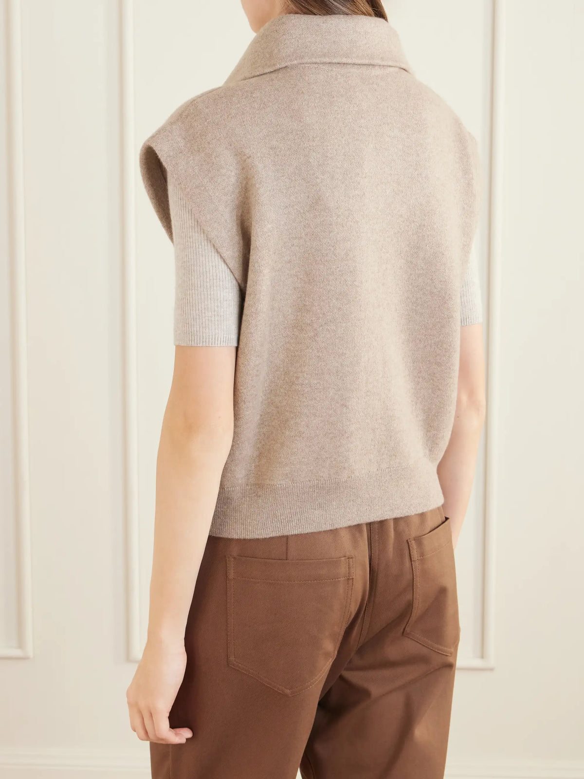 Brunello Cucinelli Cashmere-blend Zip-up Gilet