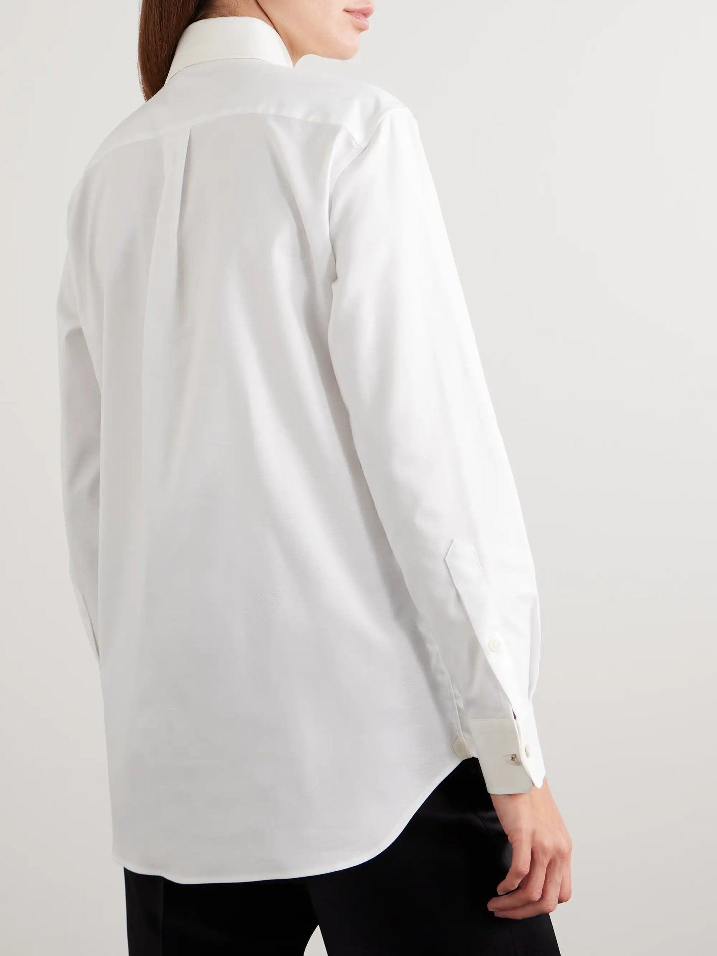Thea Embellished Cotton Oxford Shirt