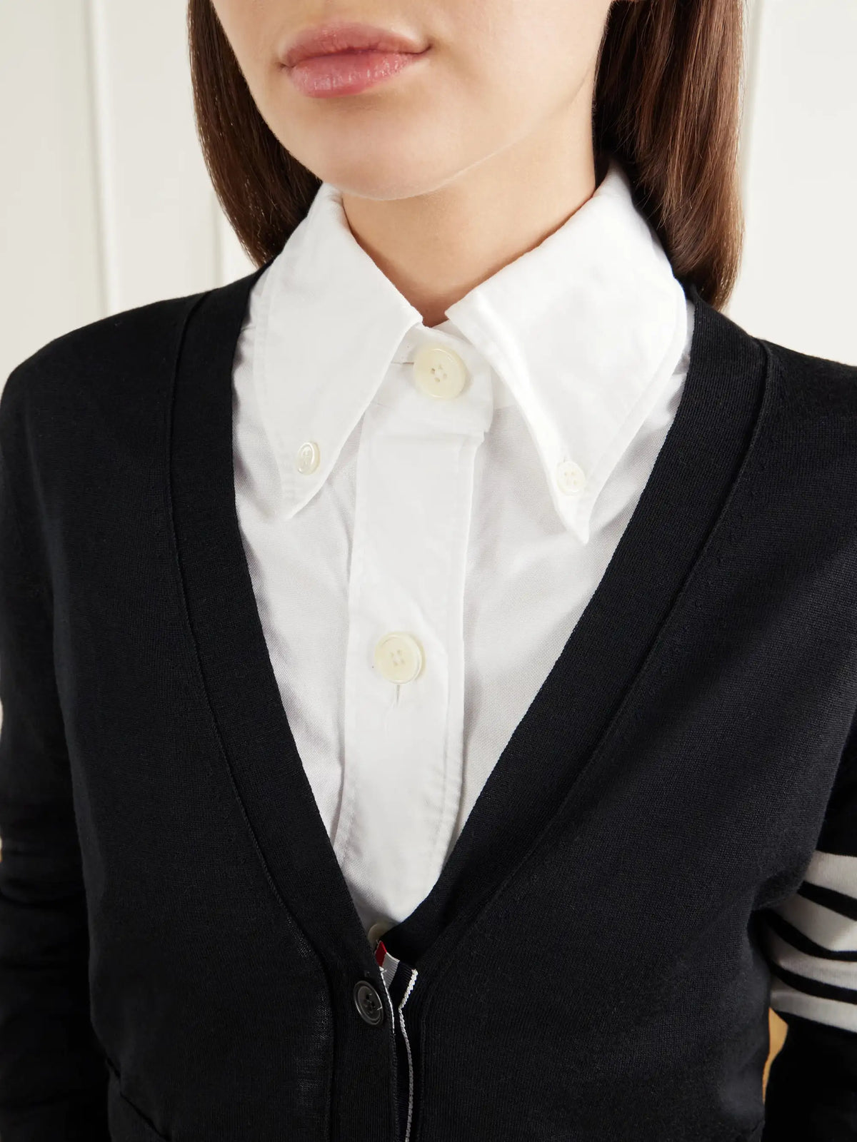 Thom Browne 4-bar Wool Cardigan