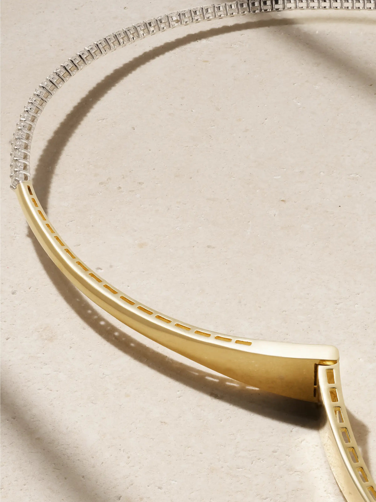 Strada 18-karat Gold Diamond Necklace