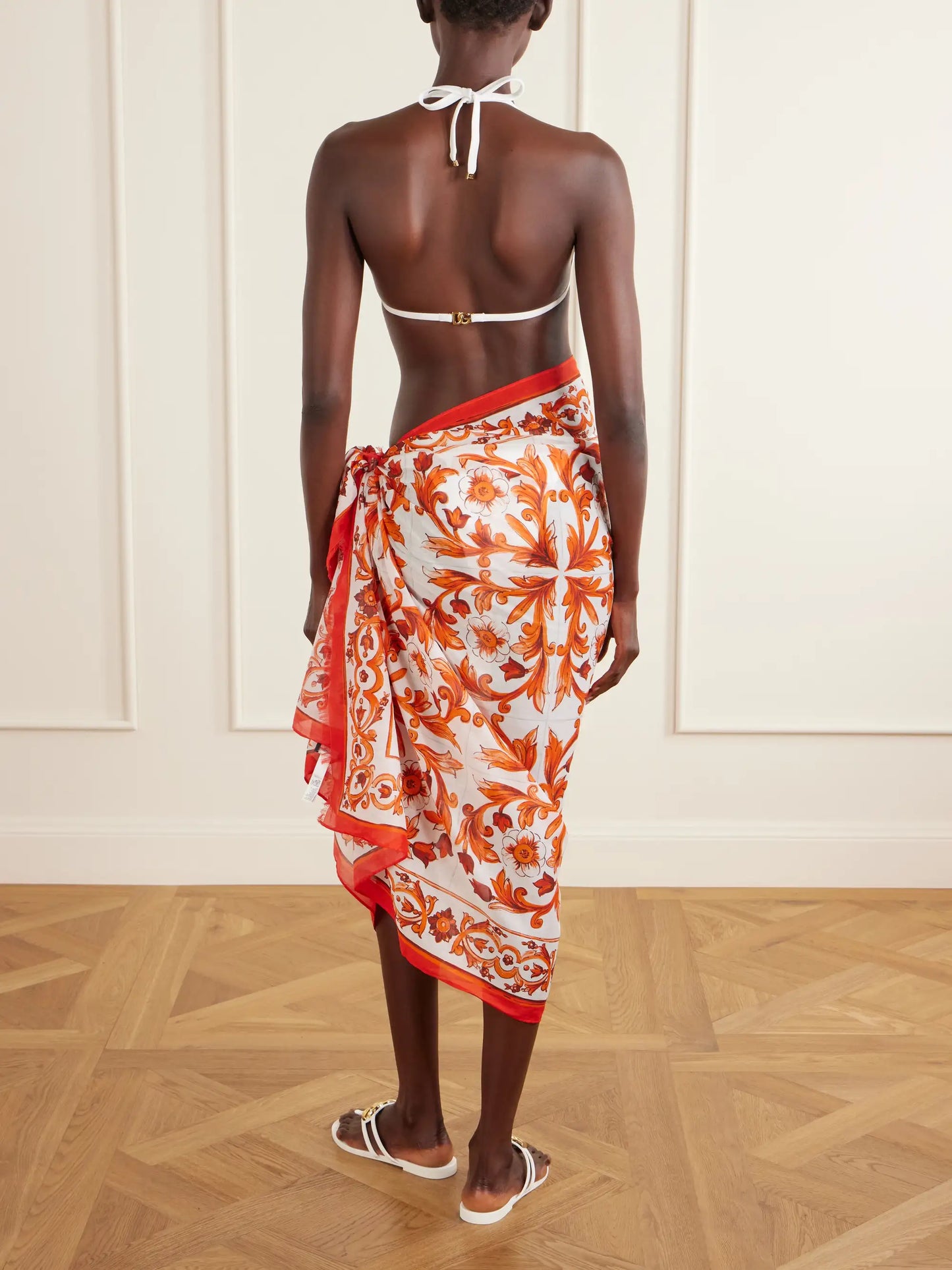 Maiolica Printed Cotton Pareo
