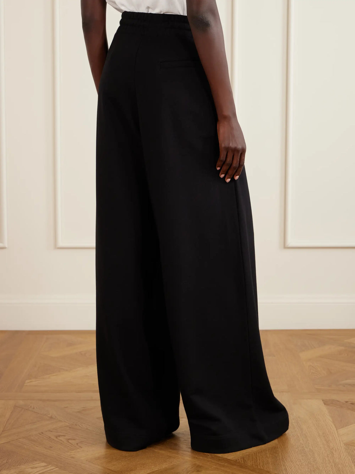 Dries Van Noten Cotton-jersey Wide-leg Track Pants