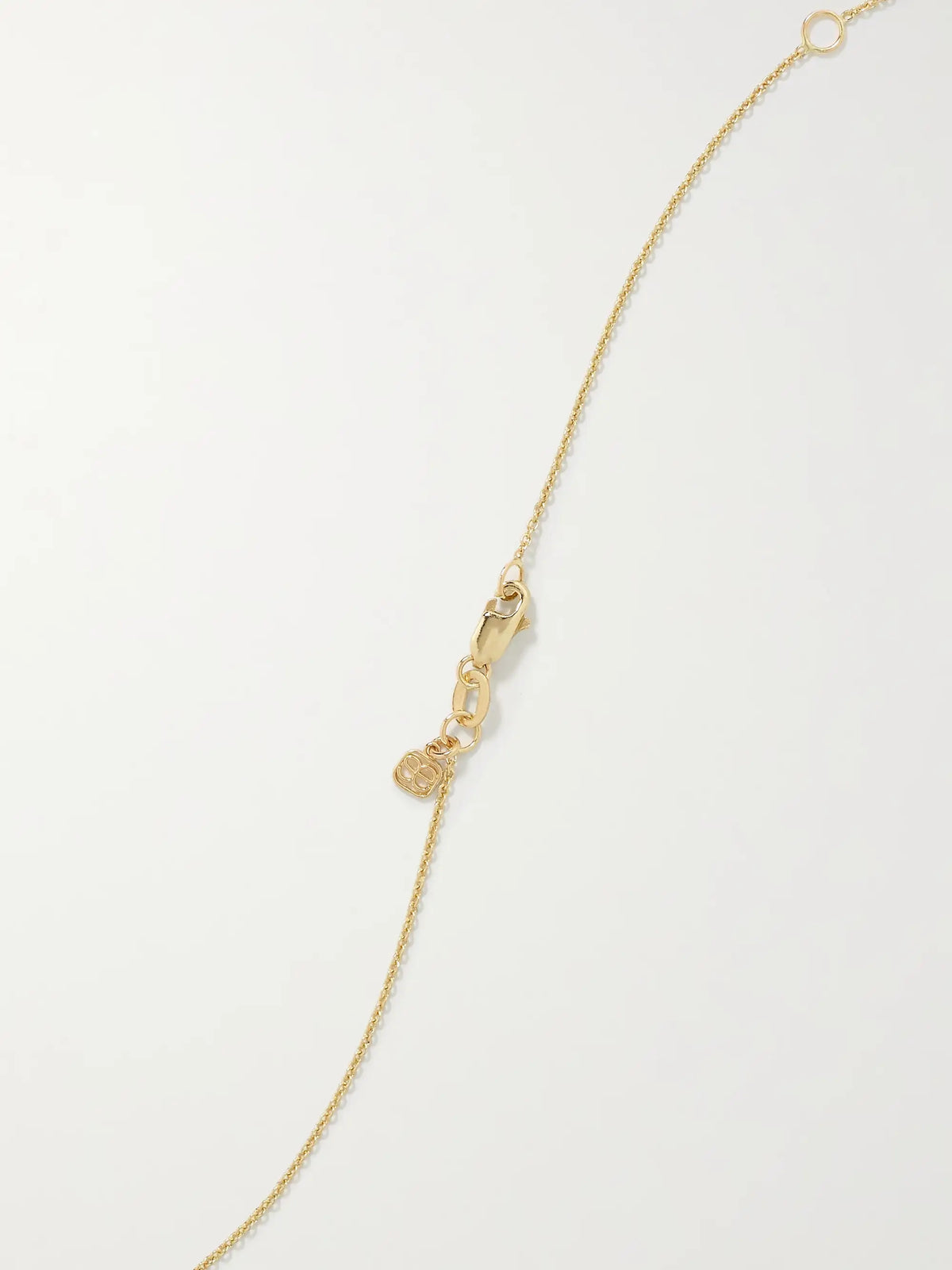 Lobster 14-karat Gold Diamond Necklace
