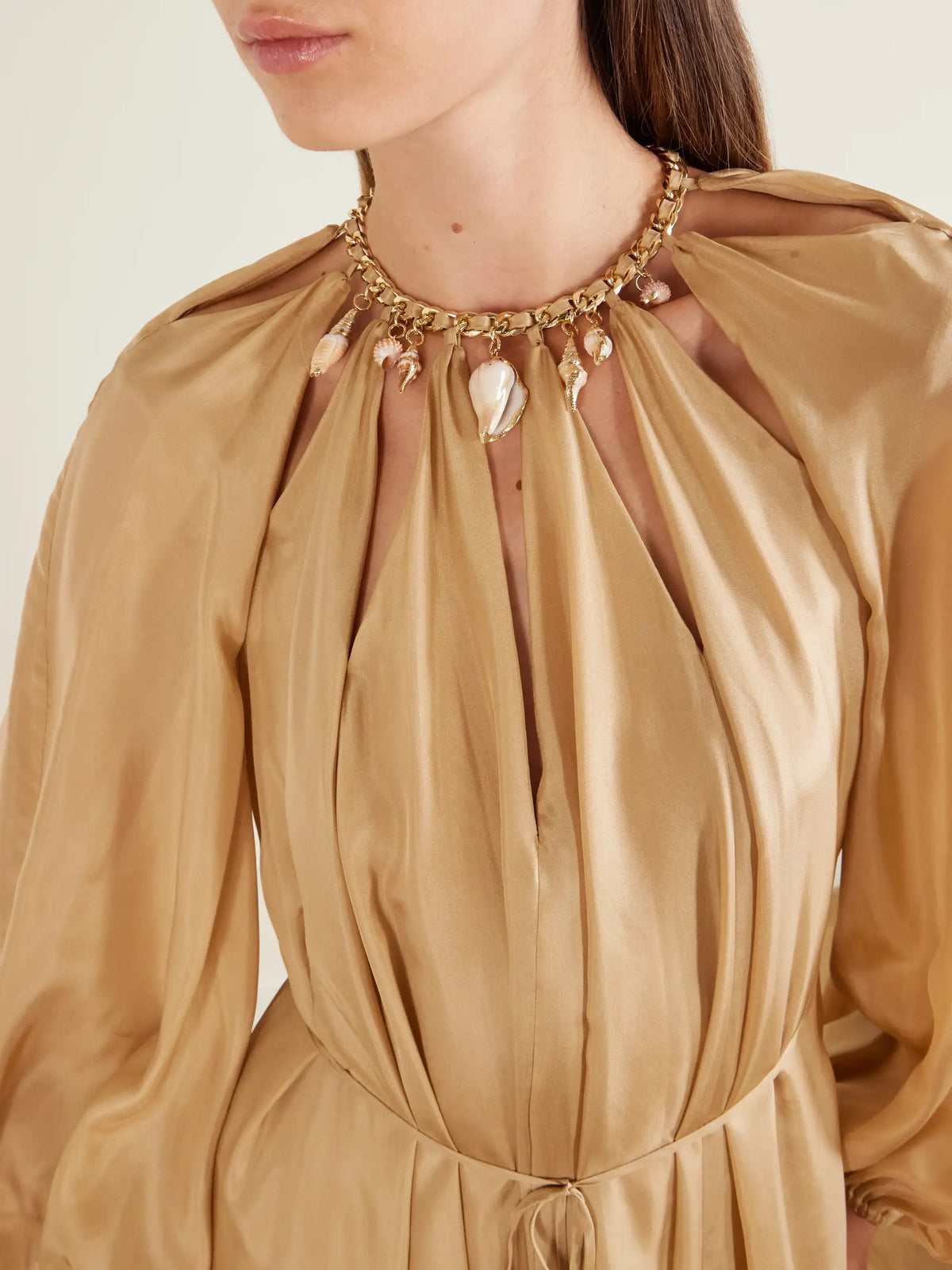 Mahon Embellished Silk Maxi Dress
