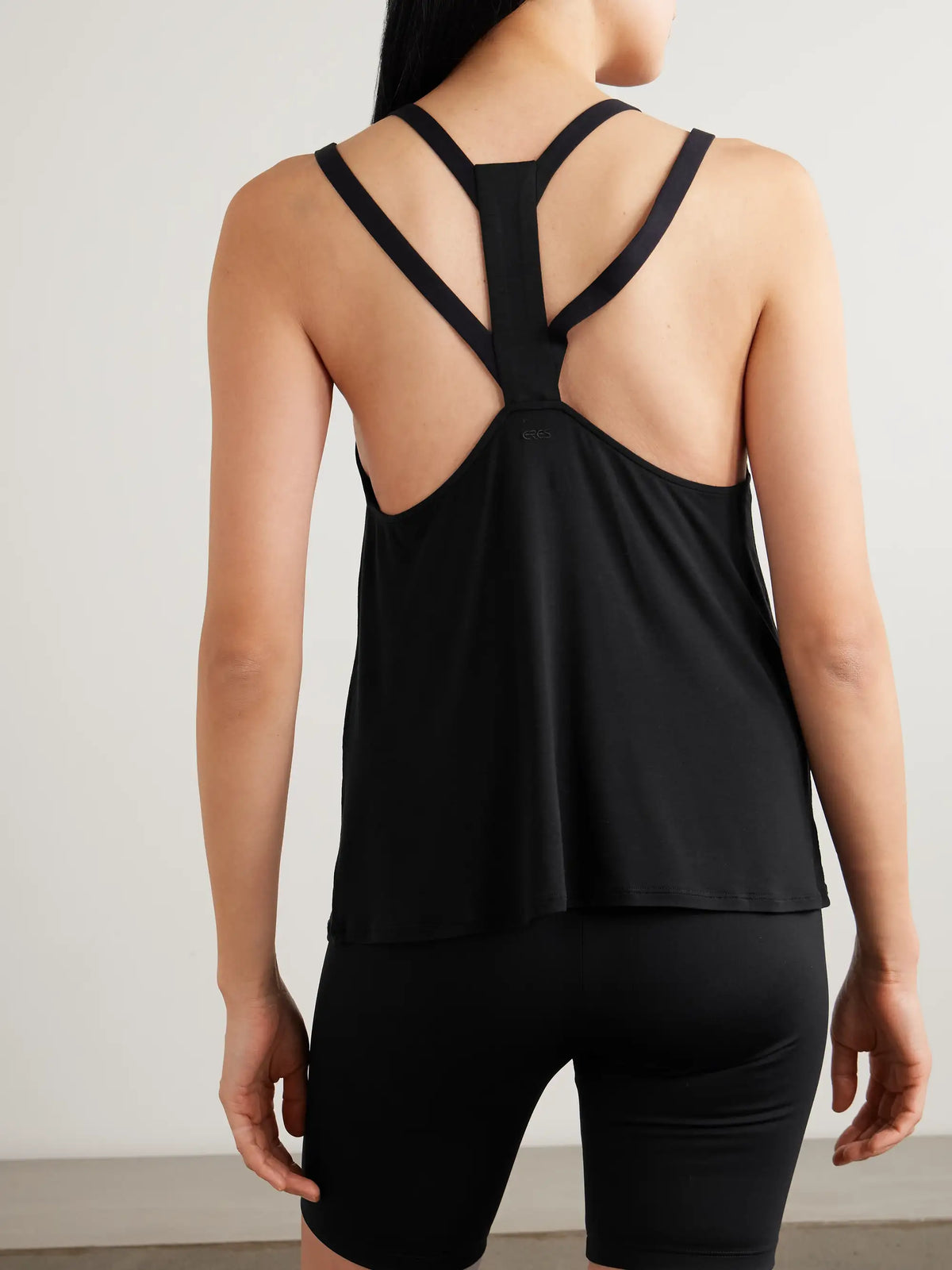 Eres Allyson Embroidered Stretch-modal And Silk-blend Jersey Tank