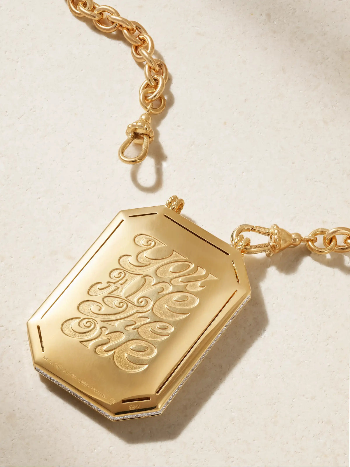 You Are The One 18-karat Gold Diamond Necklace