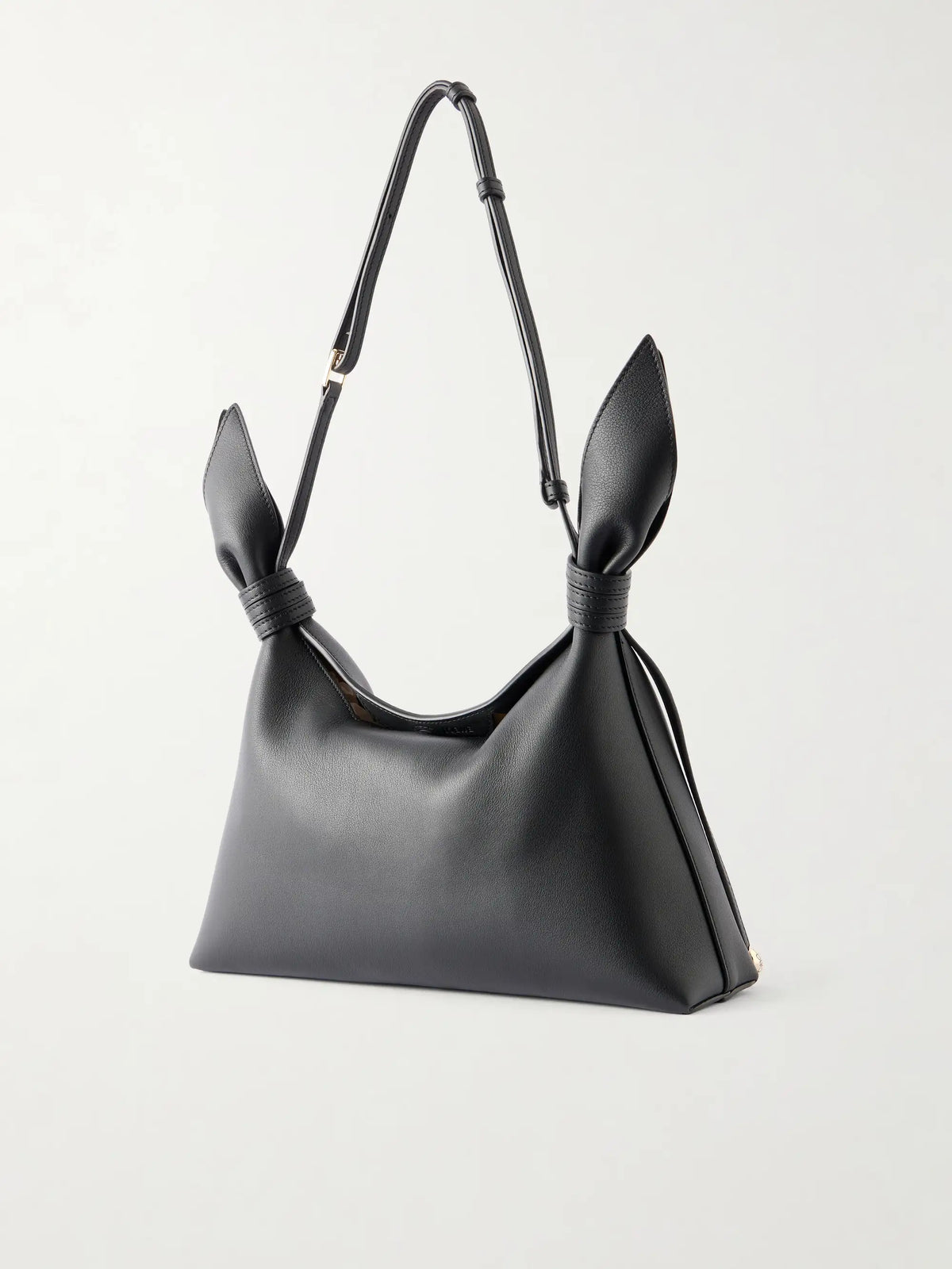 Scarf Medium Knotted Leather Shoulder Bag