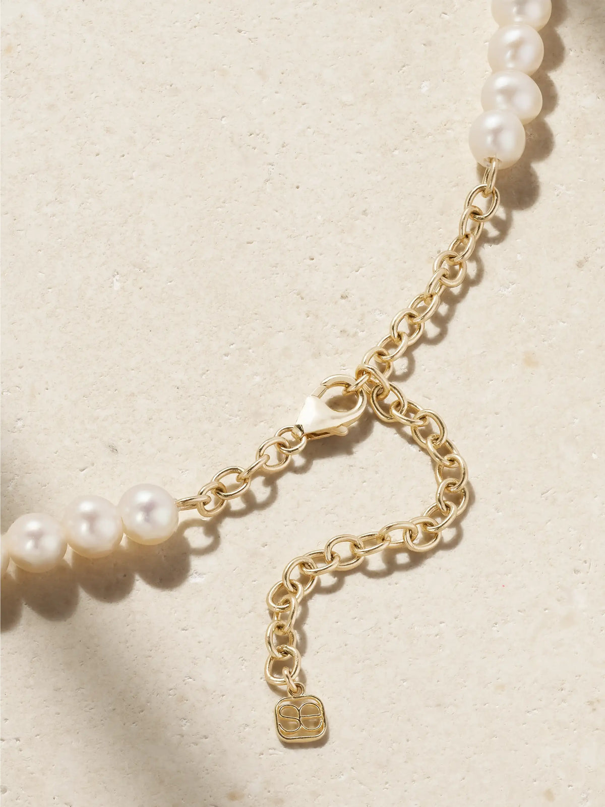 Daisy 14-karat Gold, Pearl And Diamond Necklace
