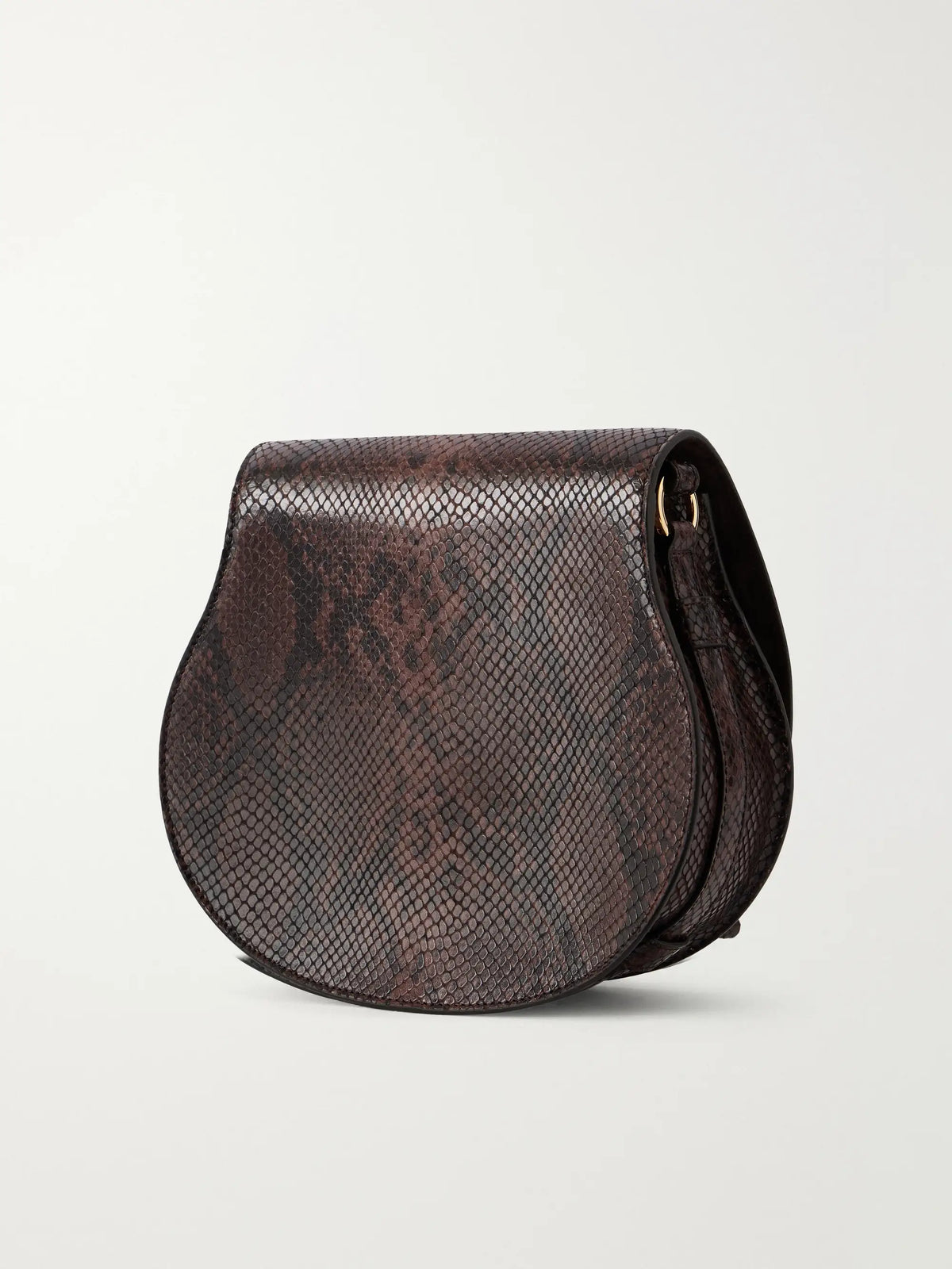 Marcie Snake-effect Leather Shoulder Bag