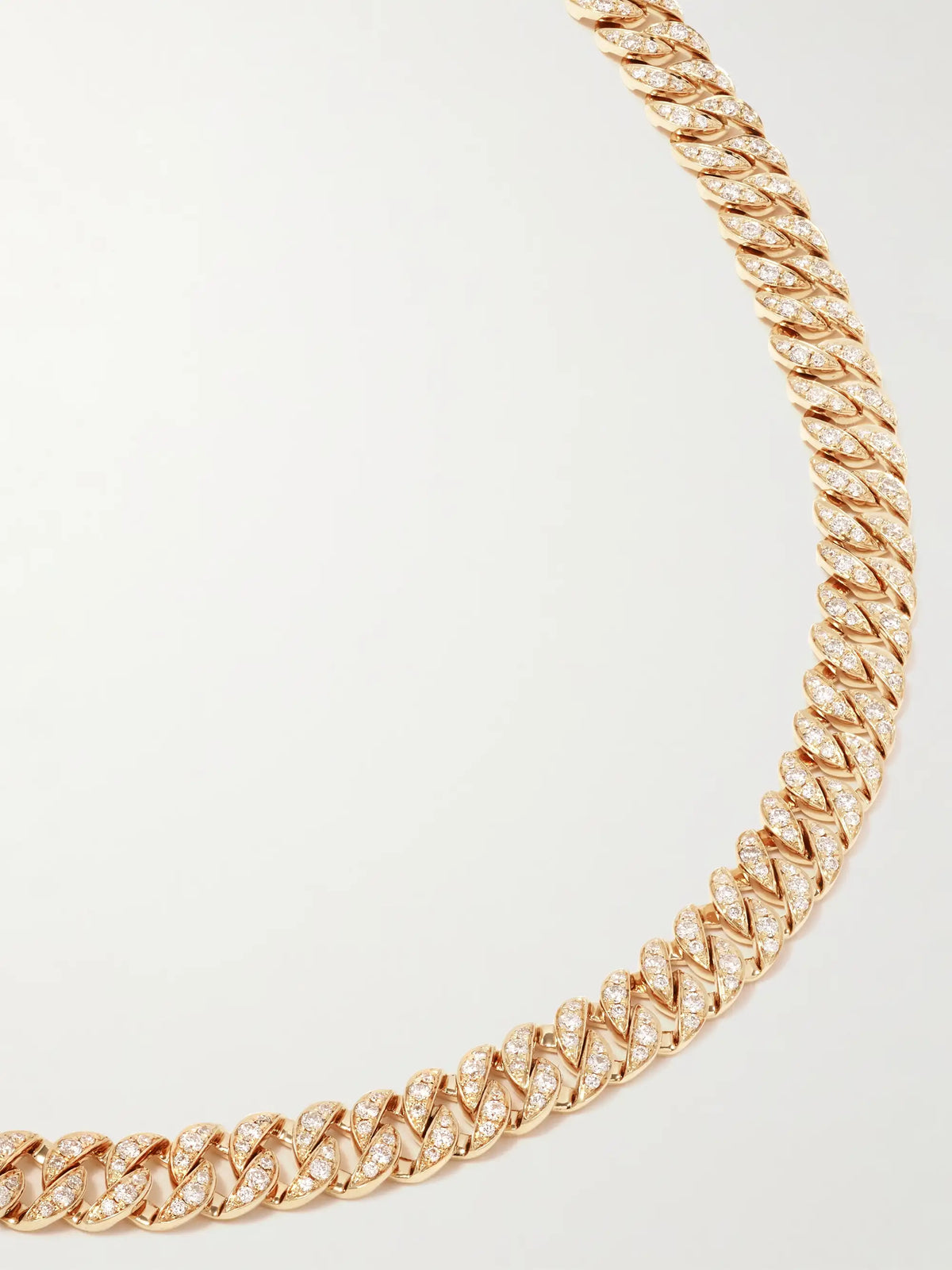 Havana Small 18-karat Gold Diamond Choker