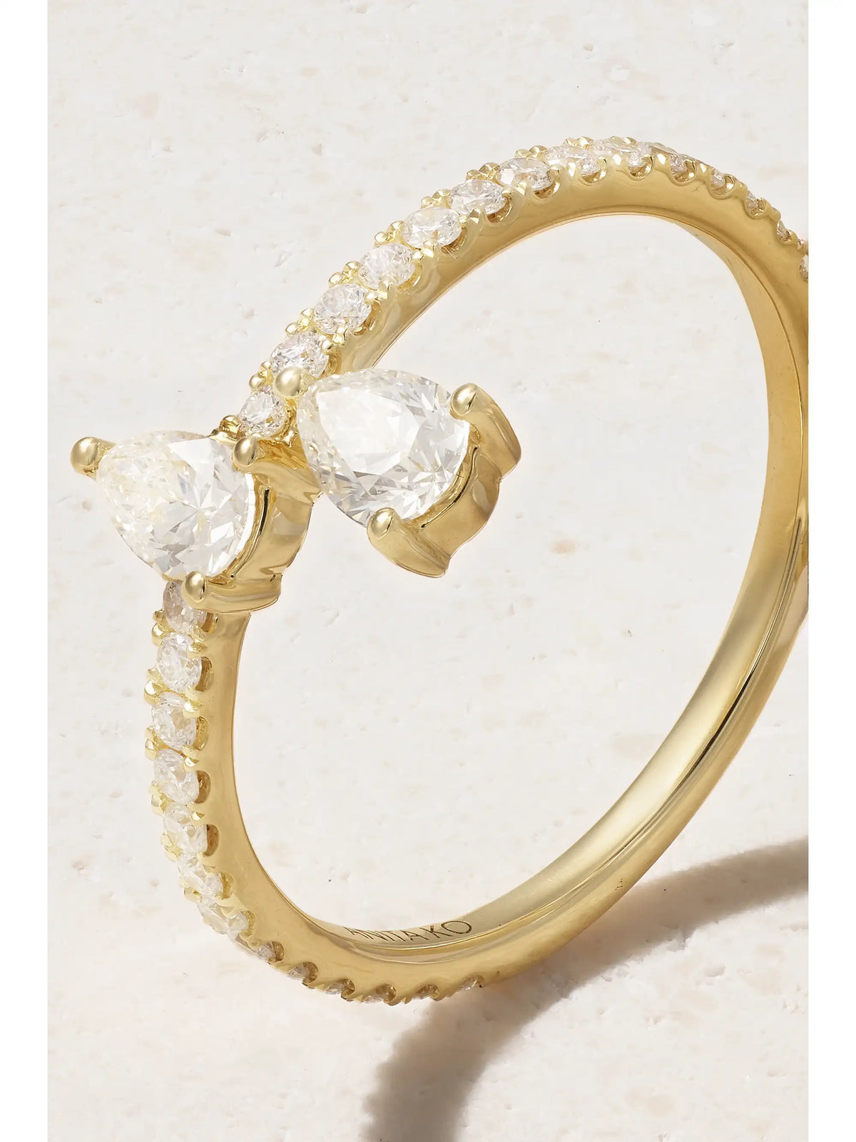 Princess Eternity 18-karat Gold Diamond Ring