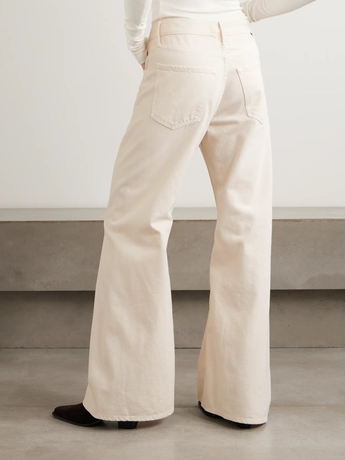 Snacks! The Lemon Twist Sneak High-rise Wide-leg Jeans