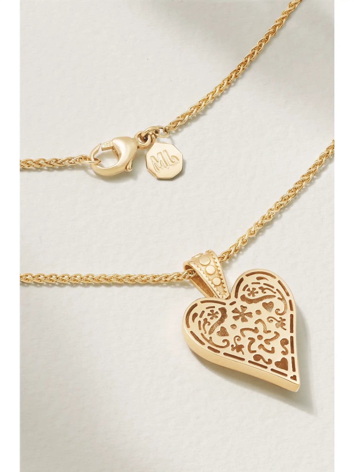 Medium Southwestern 14-karat Gold Diamond Necklace