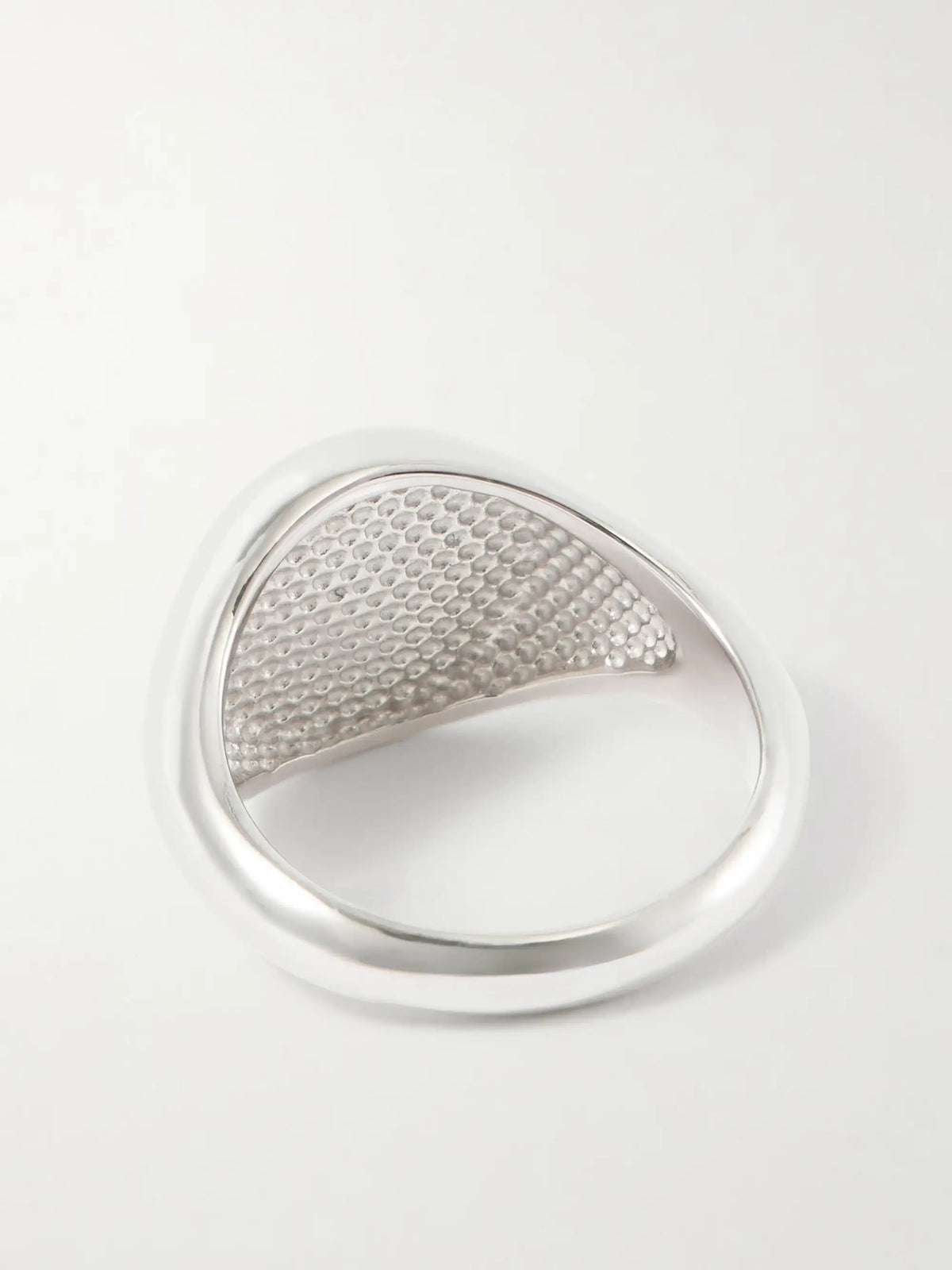 Sigillo-debossed Recycled Silver Ring