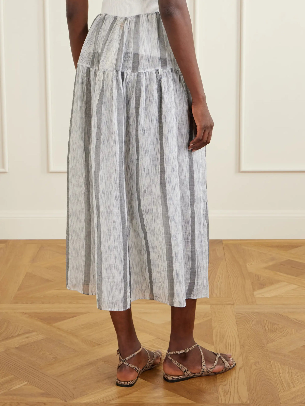 Ulla Johnson Almia Striped Cotton Coverup