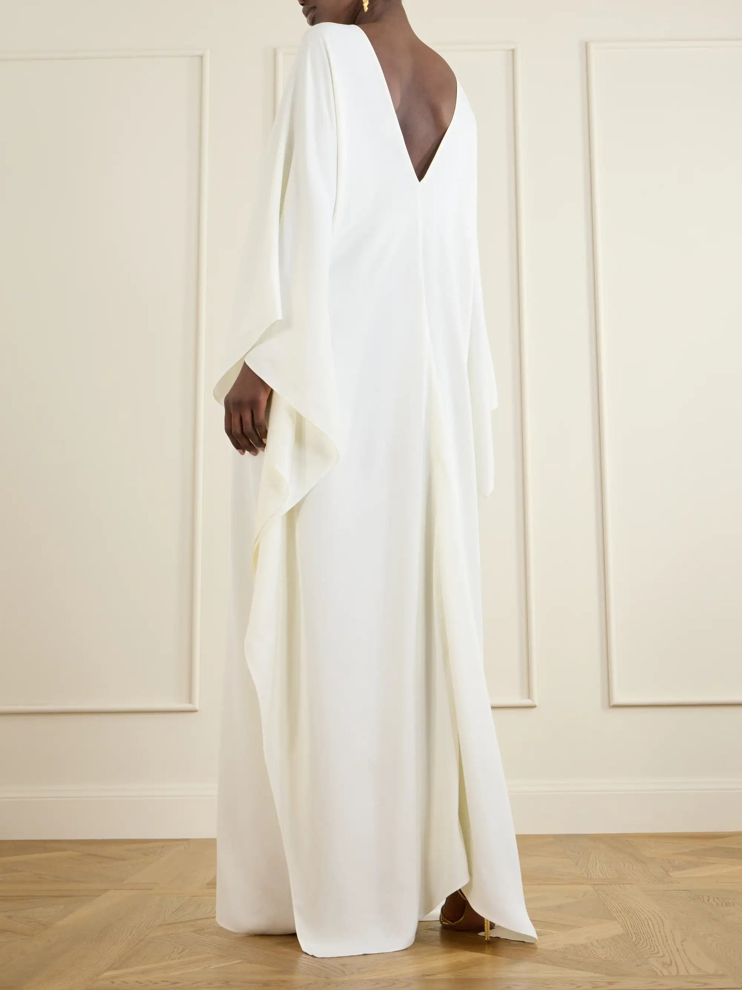 Sahara Lace-up Cady Gown