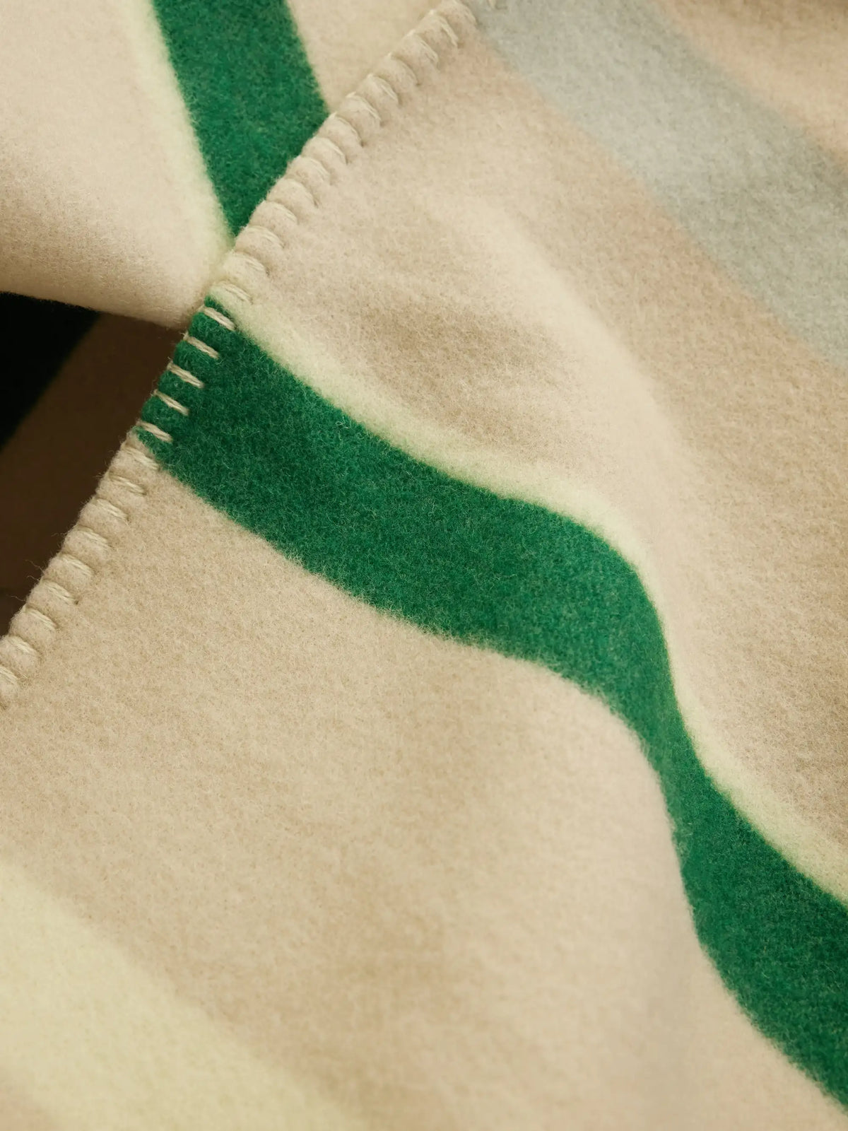 TEKLA + Auralee Striped Wool-twill Blanket