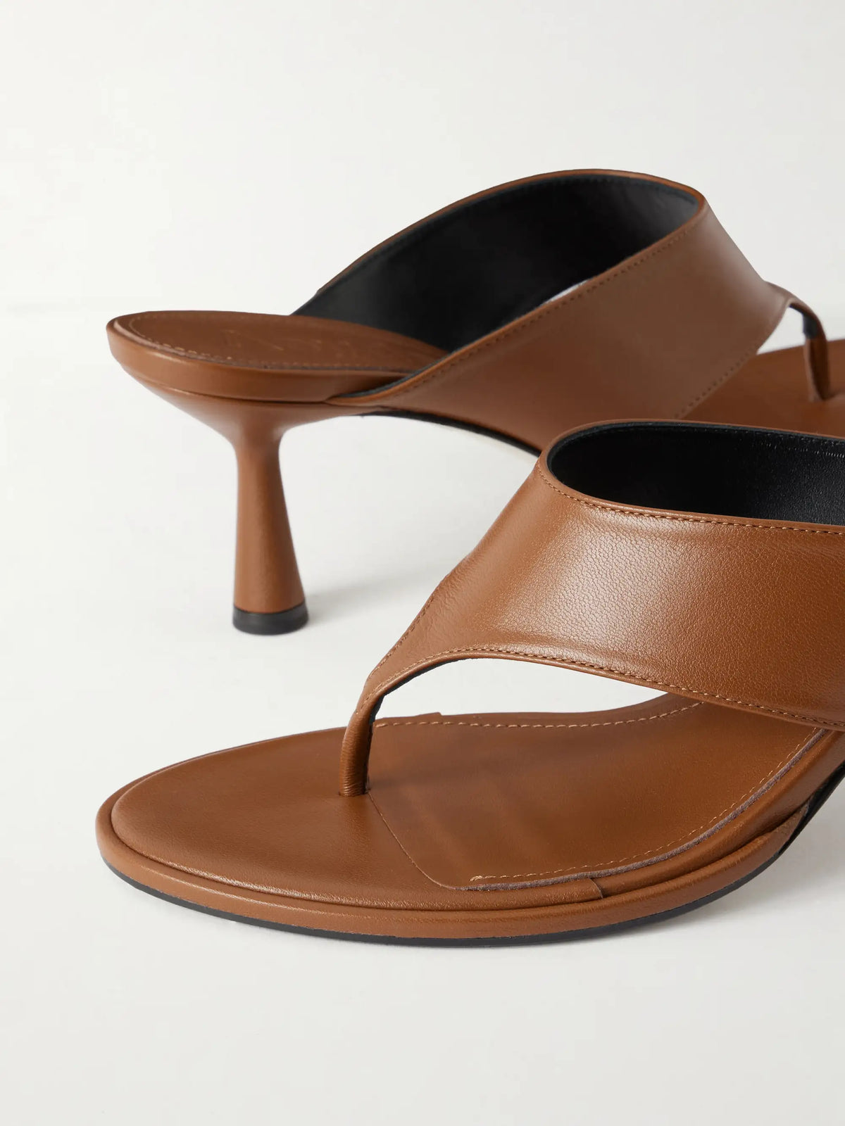 Olenna 65 Leather Thong Sandals
