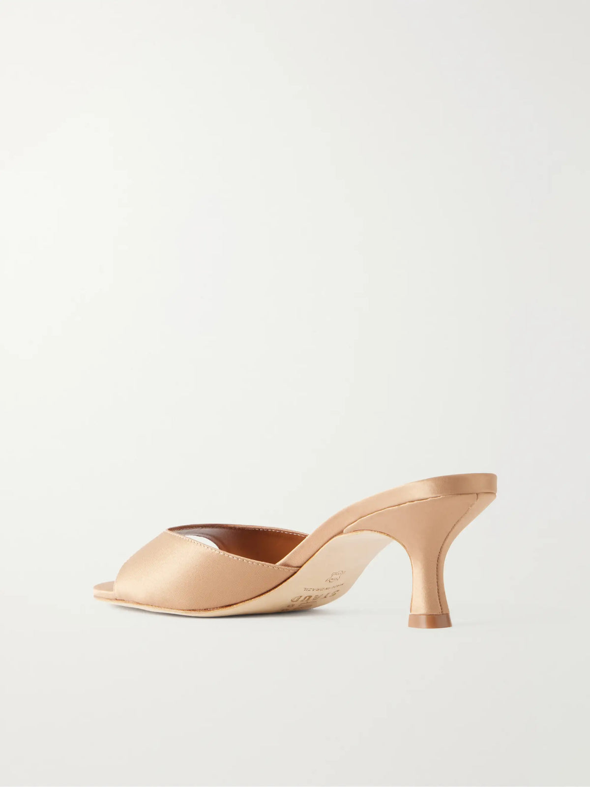 STAUD Brigitte 55 Satin Mules