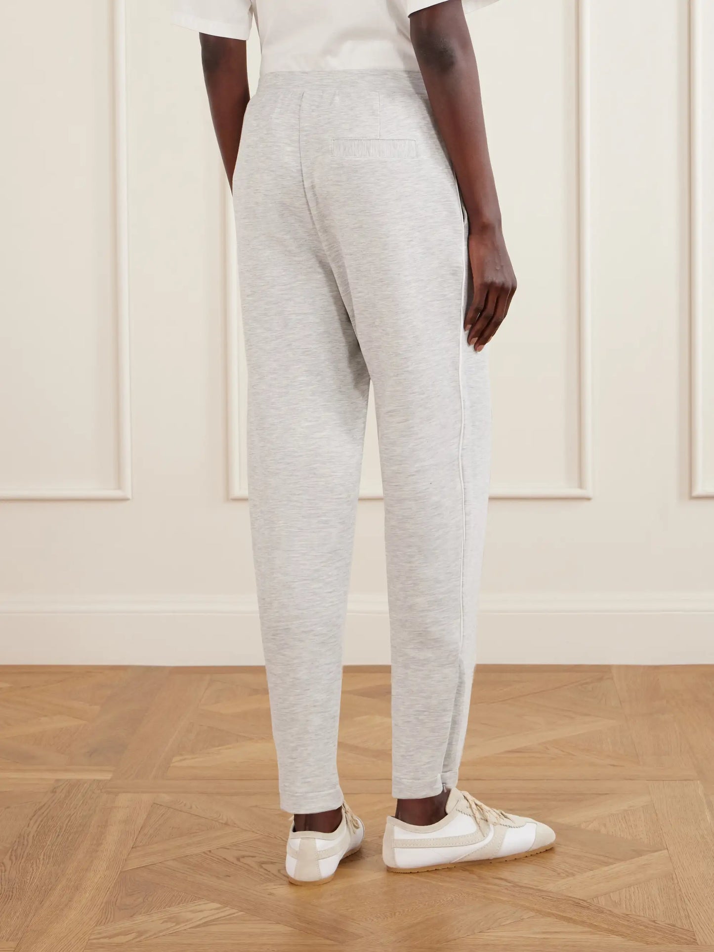 Slim Pintuck Stretch-jersey Track Pants