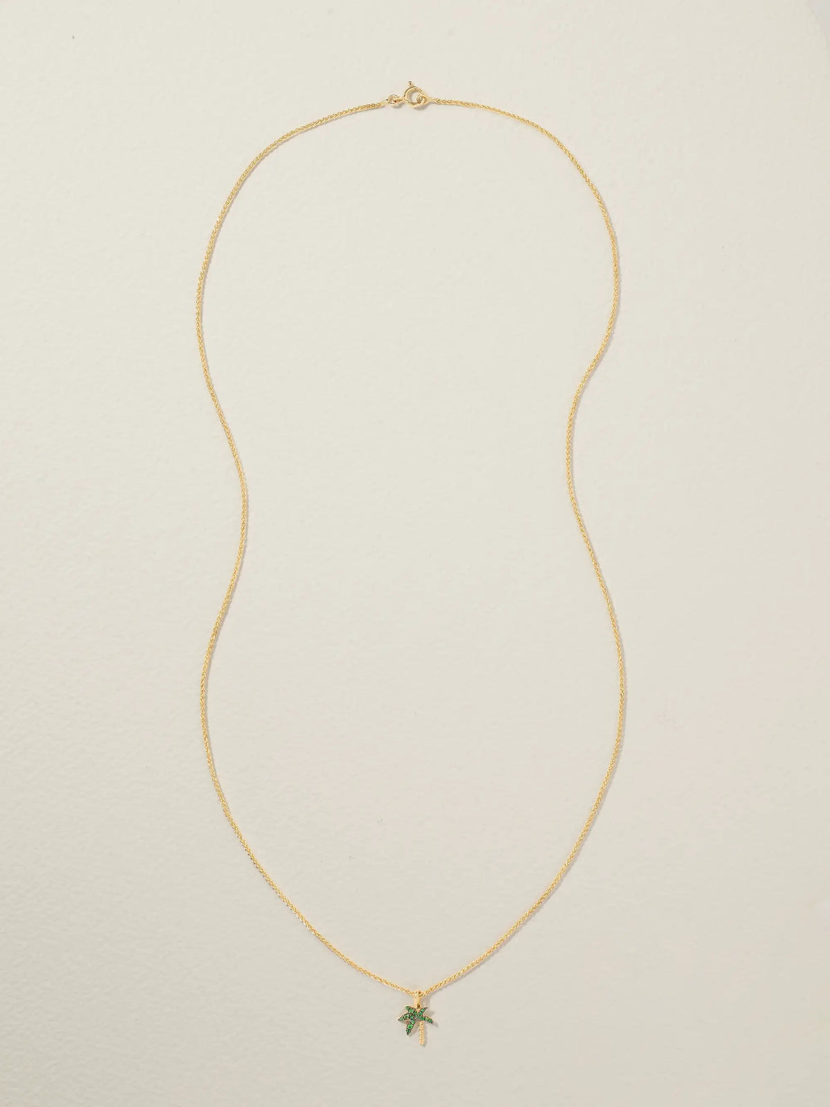 18-karat Gold Tsavorite Necklace