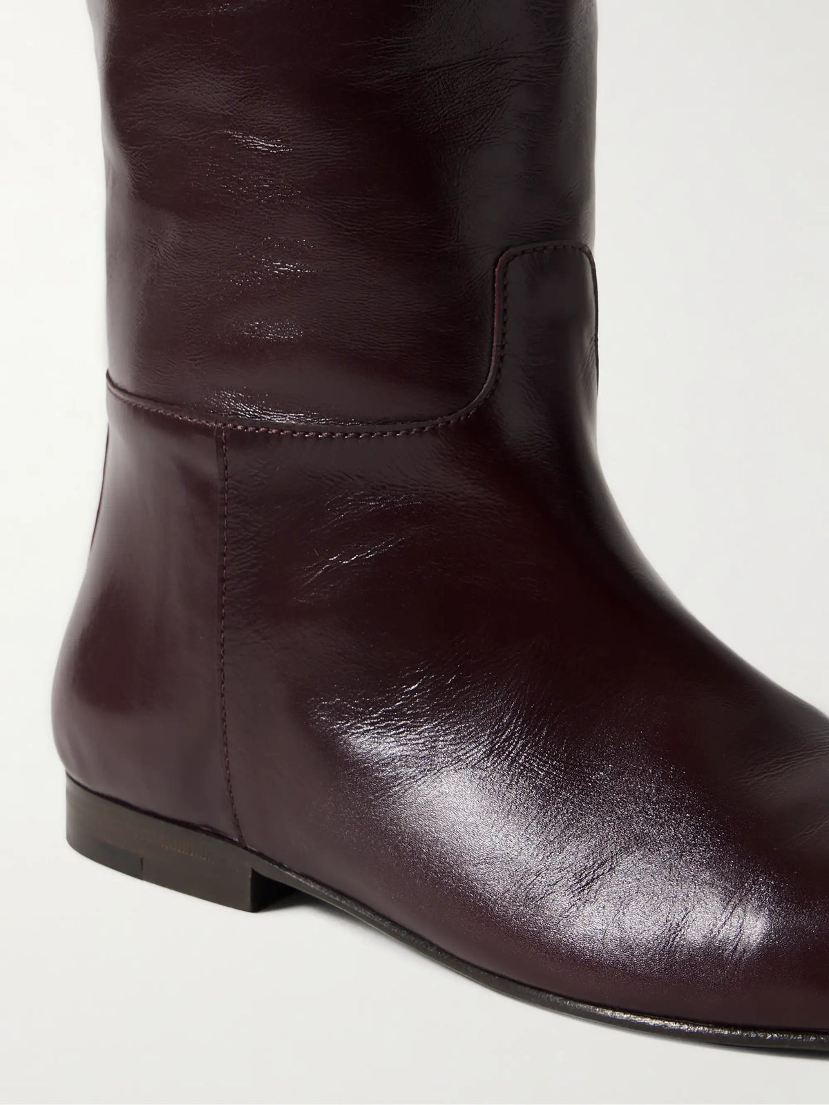 Colt Glossed-leather Knee Boots