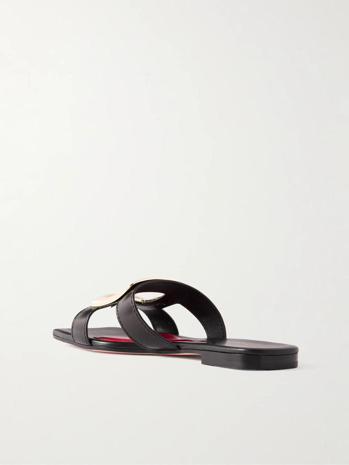 Nagoya Embellished Cutout Leather Slides