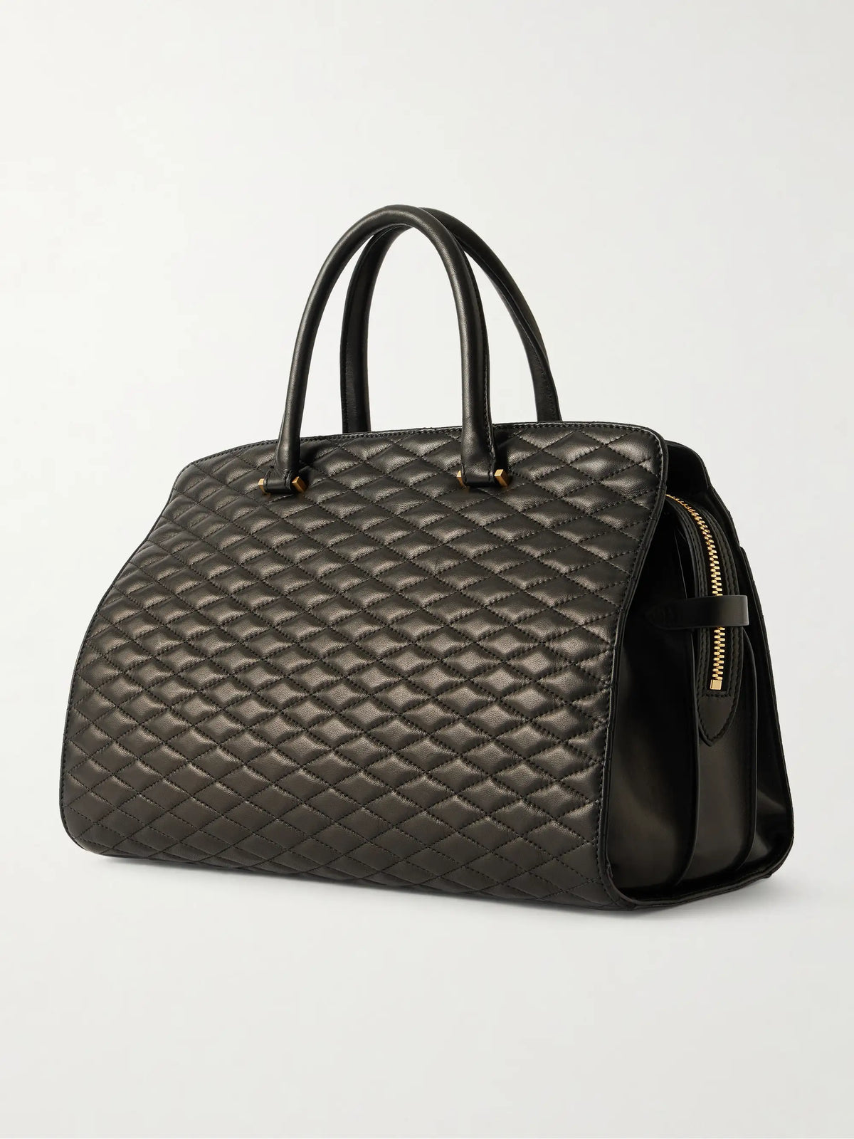 Private Eye Quilted Leather Tote