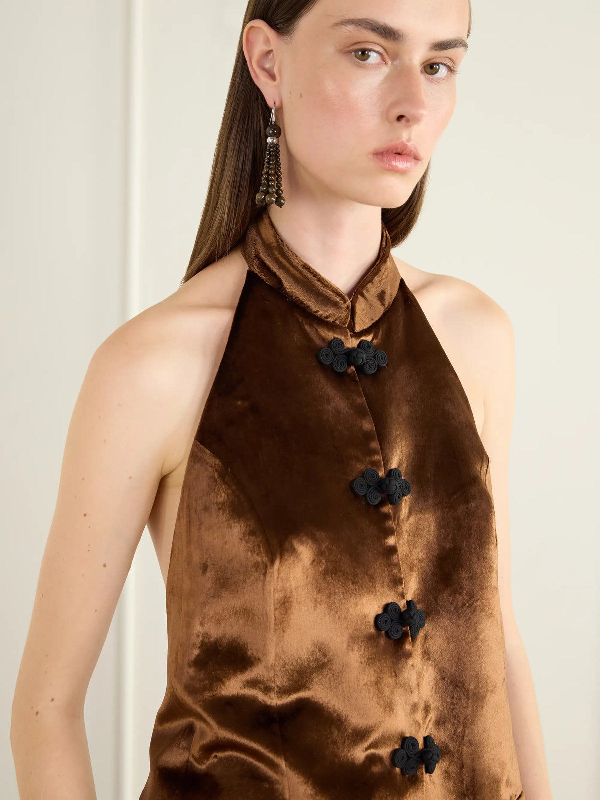 RÓHE Tussa Velvet Blouse