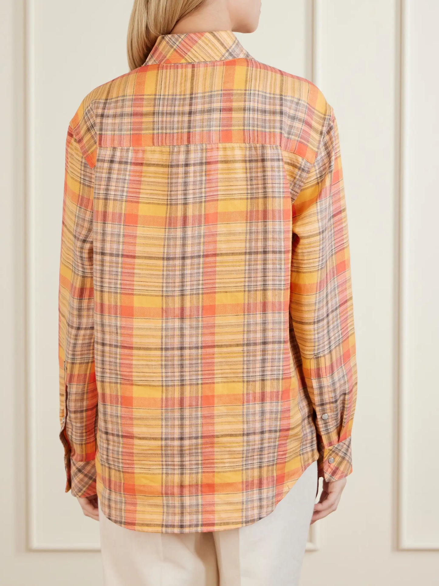 Twilight Checked Linen Shirt