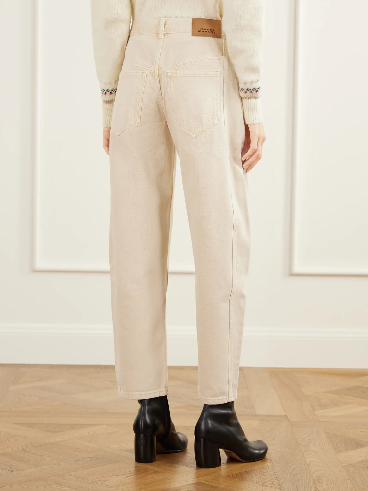 ISABEL MARANT Oriane Mid-rise Barrel-leg Jeans